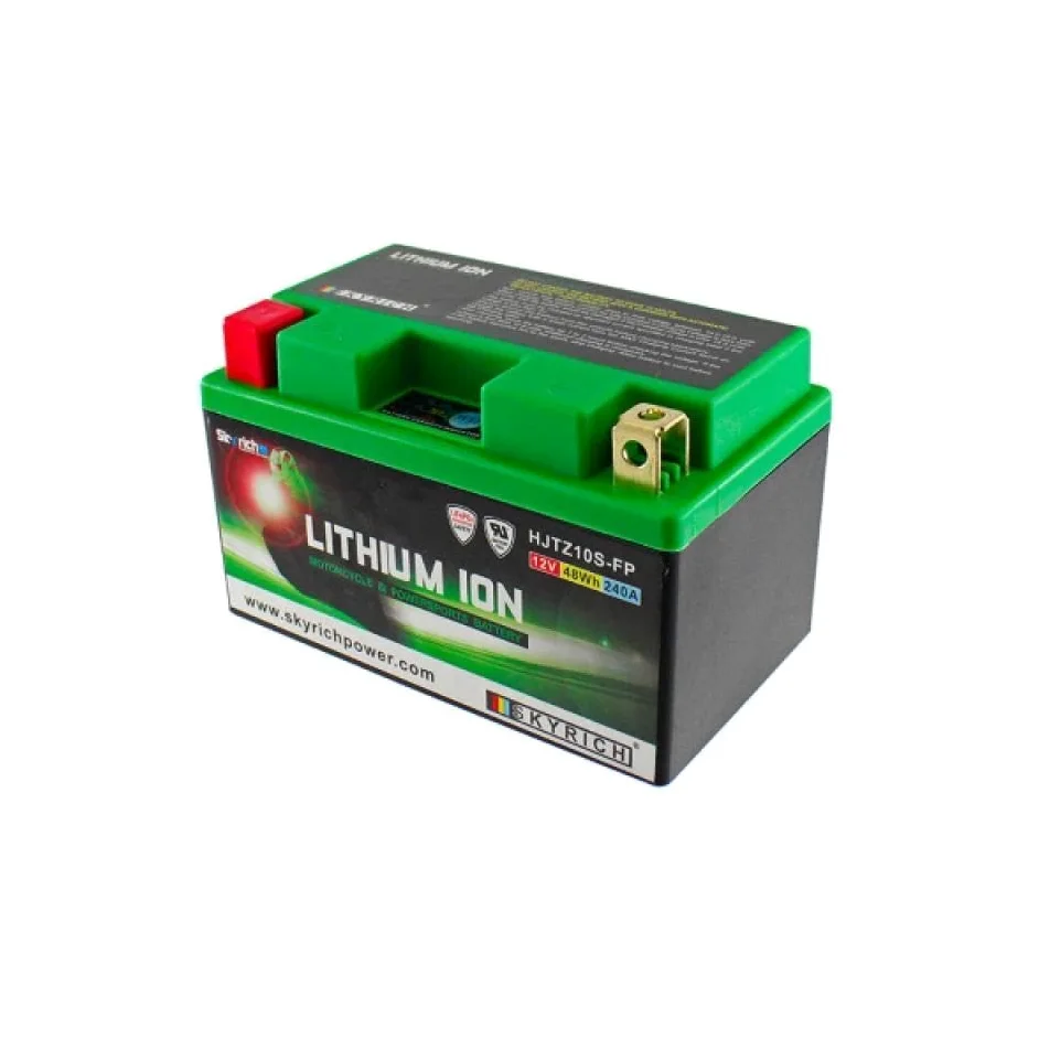 Batería de litio Skyrich para moto Honda 600 Cbr Rr Abs 2009 a 2016 YTZ10S HJTZ10S-FP / 12V 8,6Ah
