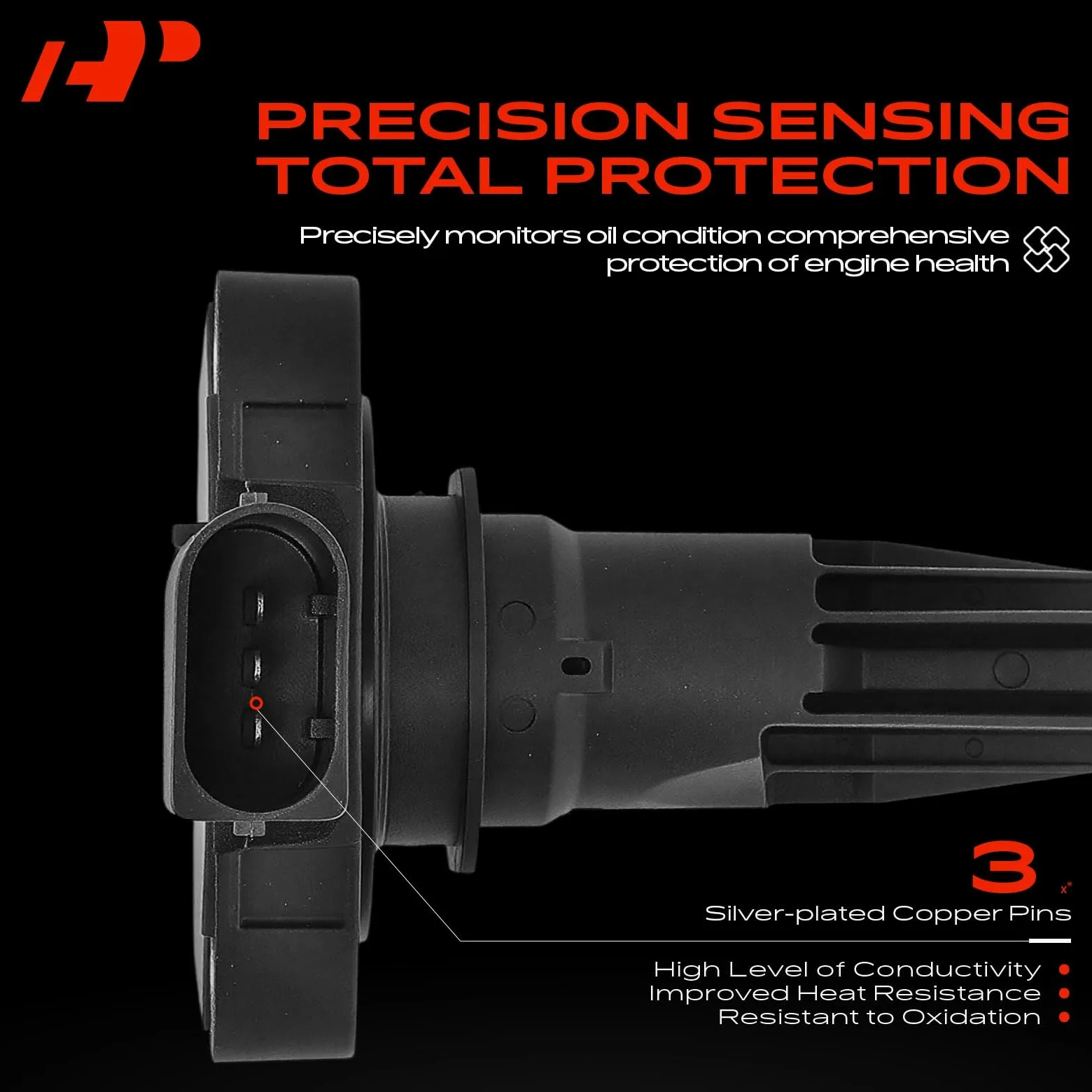 A-Premium Sensor de nivel de aceite del motor compatible con BMW X5, X1, 750i, 750i xDrive, X6, X7, X2, Alpina B7, i8, M550i xDrive, M850i xDrive, M850i xDrive Gran Coupe y Mini Cooper, Cooper Clubman