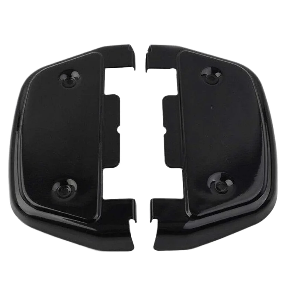 Cubiertas para estribo de pasajero de motocicleta, compatibles con Electra Street Road Ultra Softail, tapa de pie en forma de D
