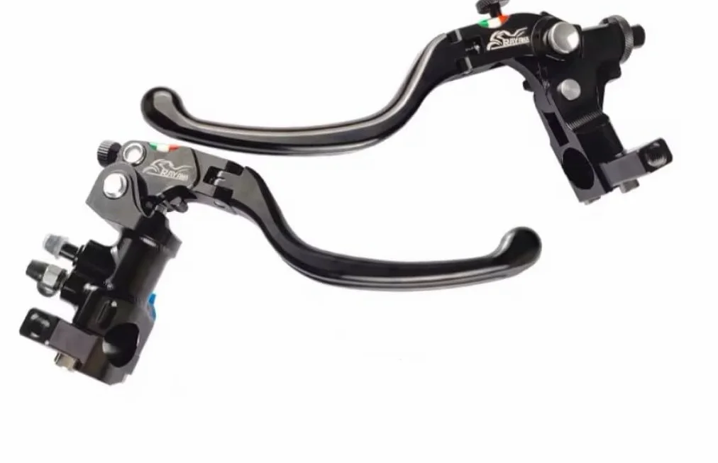 Kit bomba de frenos radial y palanca de embrague con manetas plegable anticaida universal para las motos