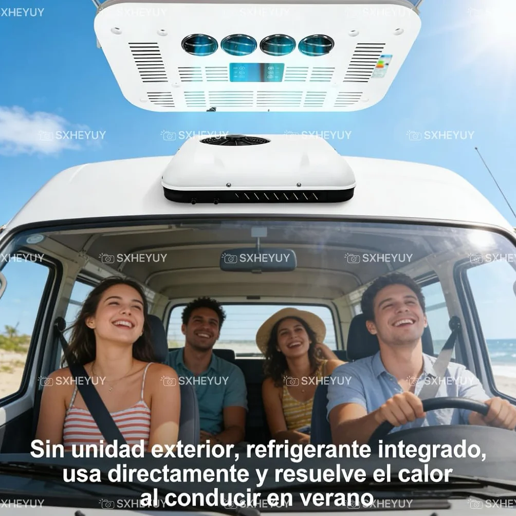 SXHEYUY Aire Acondicionado 12V 24V, Solo Frío, para Camper Caravanas