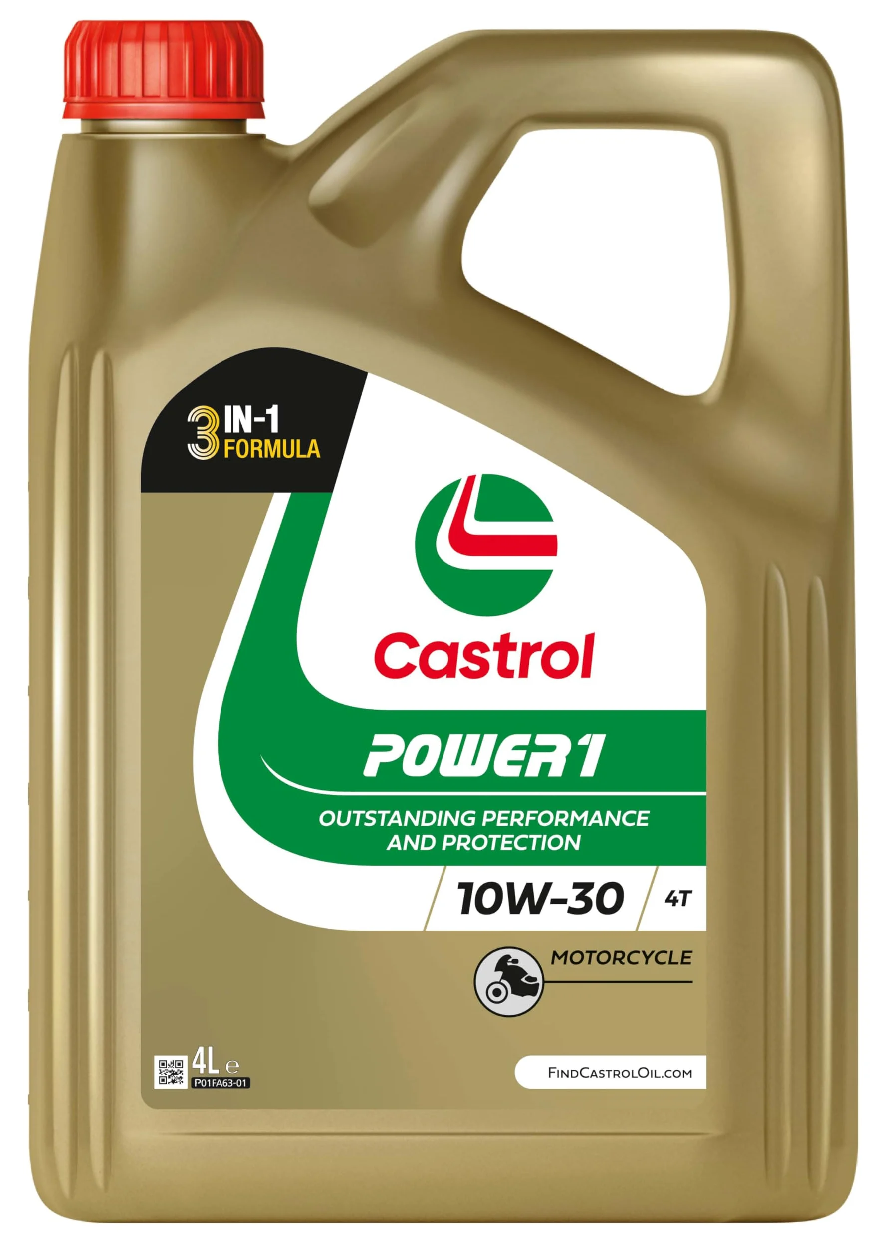 Castrol POWER1 4T 10W-30 Aceite de Moto 4L