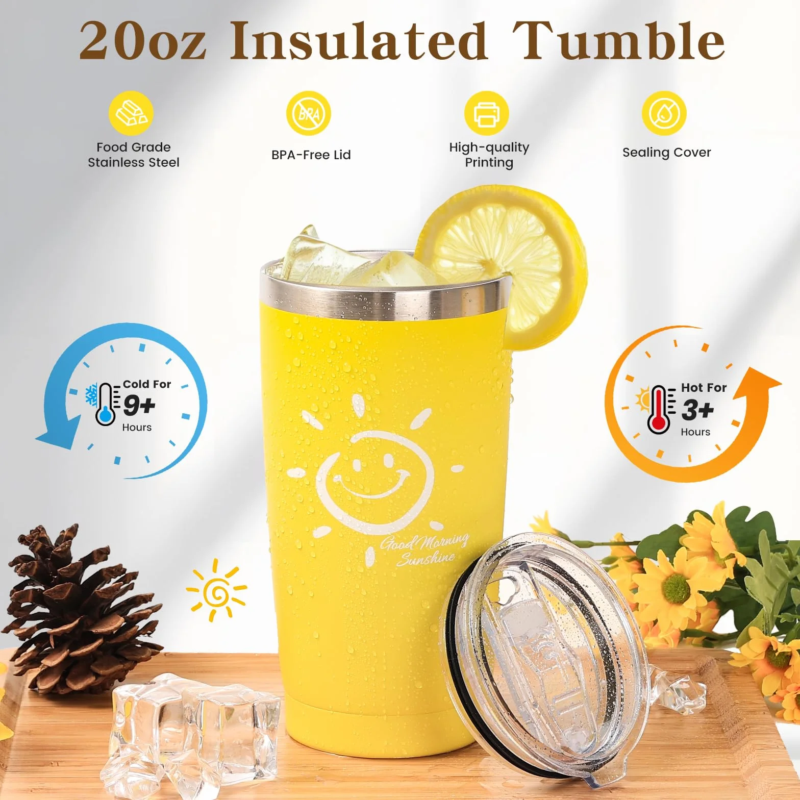 Sunshine Cestas de Regalo para Mujeres Hermanas Set de 7 Piezas Cuidado Personal Amistad