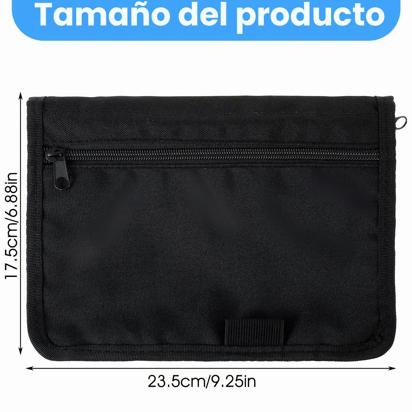 Carpeta para vehículos Carpeta para documentos A5, 24 x 17,5 cm Organizador de guantera para automóvil con múltiples compartimentos, para guardar cheques, facturas, recibos y billetes