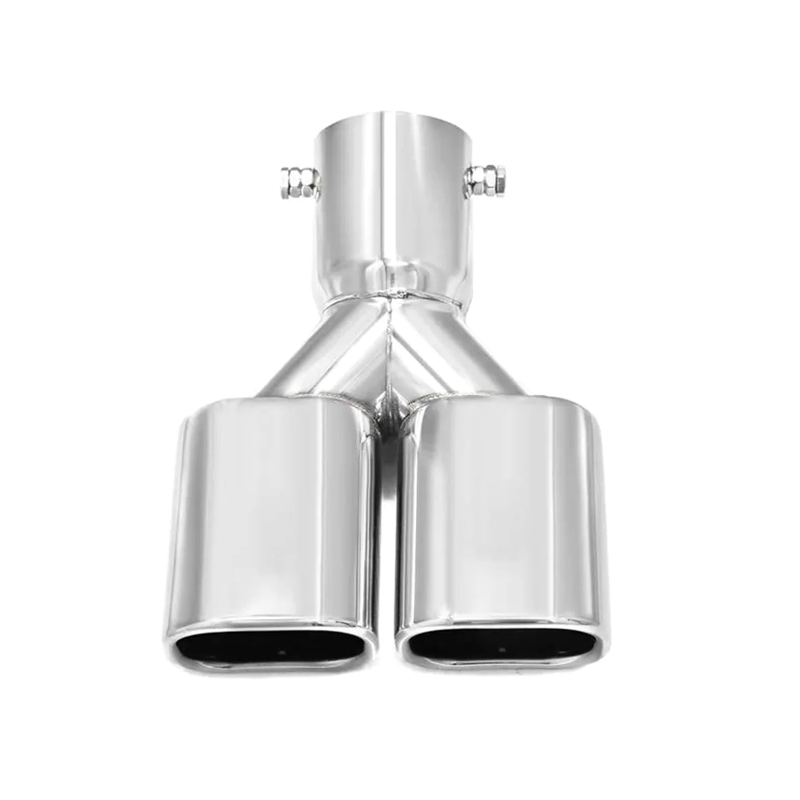 Tubo escape deportivo Silenciador de tubo de escape cuadrado de acero inoxidable de doble cabezal para Toyota para Alphard Serie 40 2024 silenciador