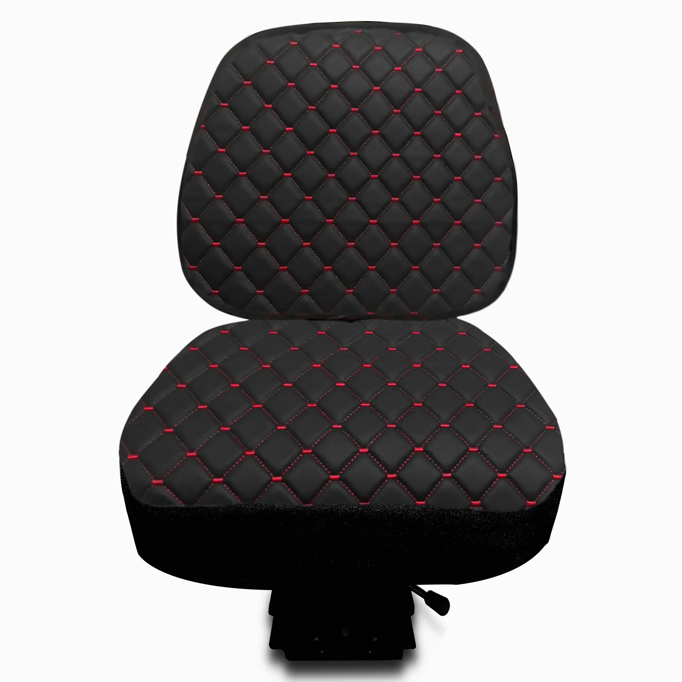 Funda resistente para asiento de tractor TT-100, capitoné negro