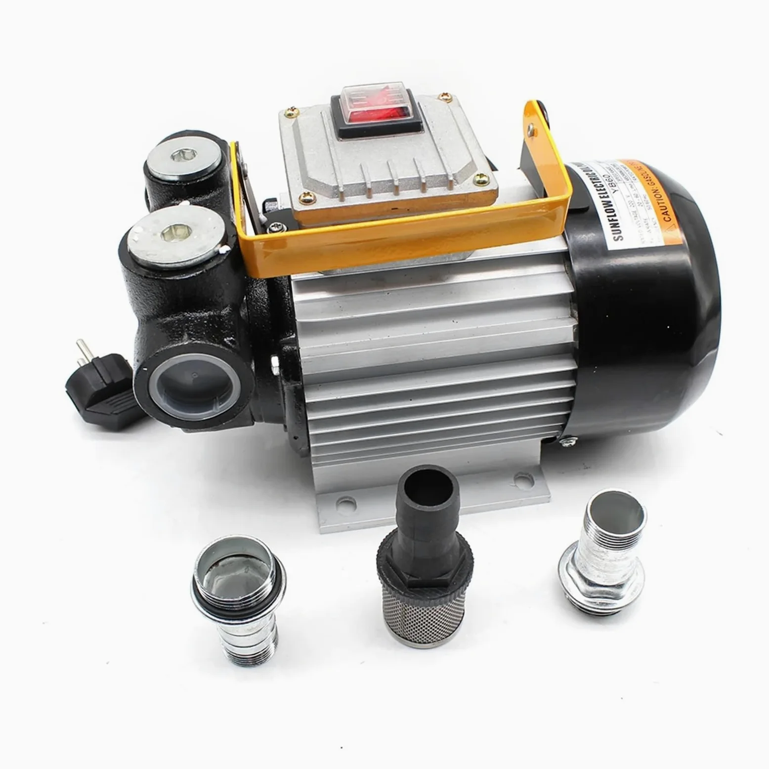 Bomba Diésel 230 V 550 W De Aceite Automática 60 L/min Combustible Gasolinera Móvil TráFico Intenso