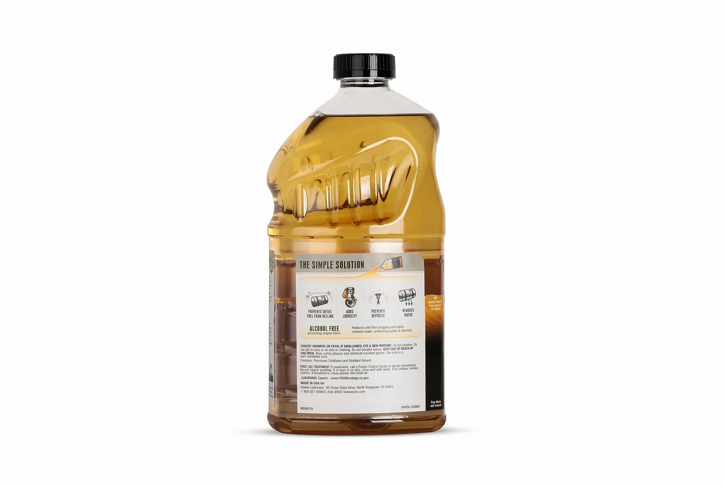 Howes Diesel Treat - Aditivo para combustible diésel que previene la gelificación (6 botellas/1,81 litros cada una)