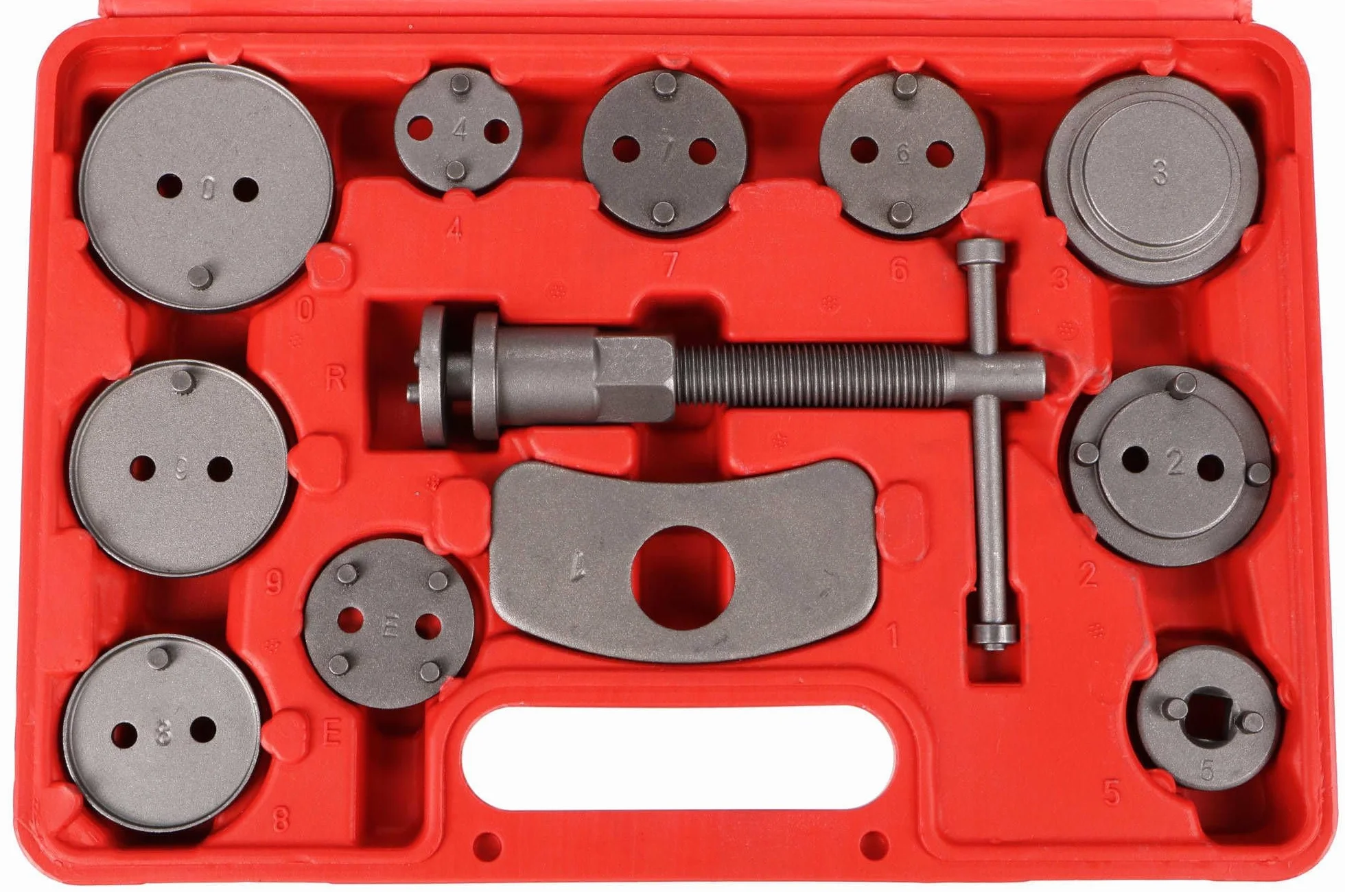 Mechanic Brake Set 12 | Juego de reposicionador de pistones de Freno 12 pzs | Reposicionar el pistón de Freno al Cambiar los Discos | Las Zapatas o Las Pastillas de Freno