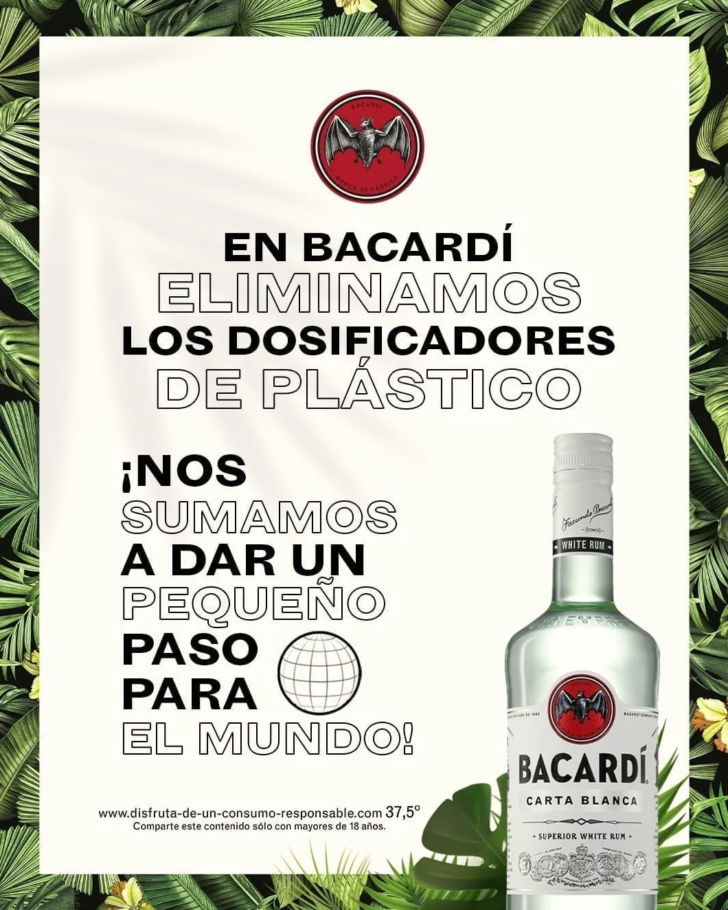 BACARDÍ Limón Ron Blanco Mezclado 27% 1 L