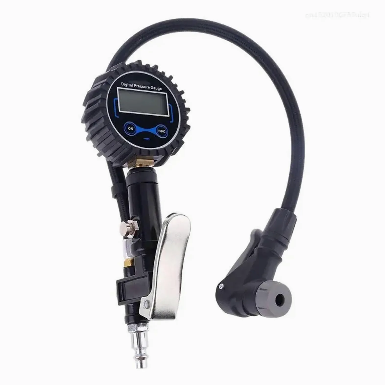 Inflador de neumáticos digital con manómetro, disponible for uso nocturno, for trabajo pesado, 0-200 F1FB