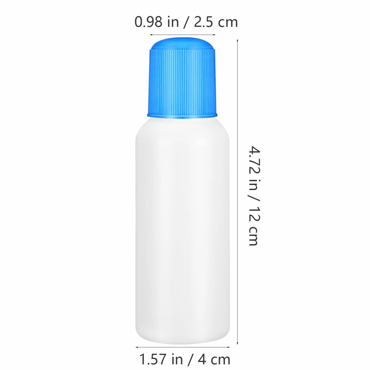 Jojofuny Botellas Aplicadoras Cabeza de Esponja 100 Ml Set 4 Unidades Envases Plásticos Anti-Fugas para Líquidos Cosméticos Aceites