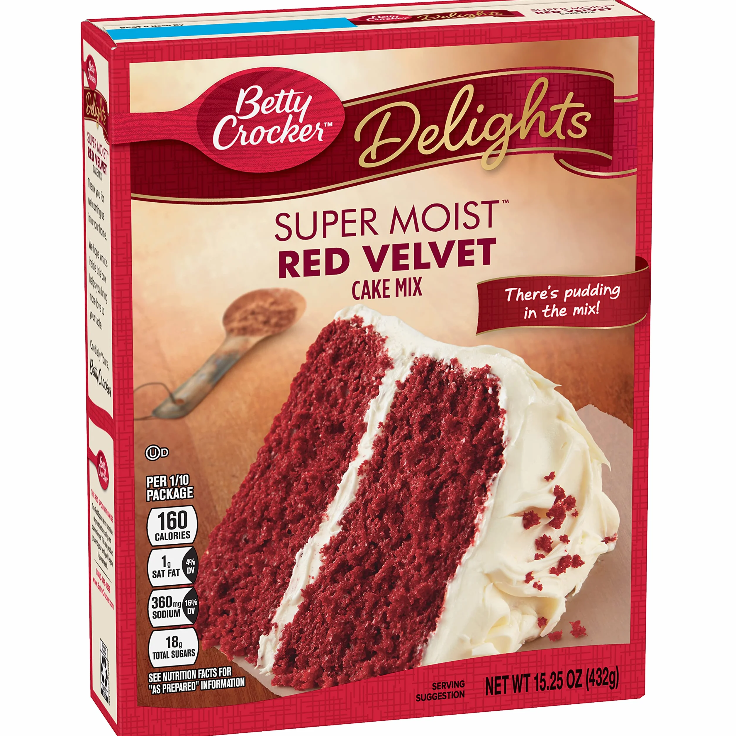 Betty Crocker Super Moist Red Velvet Cake Mix 432 gr