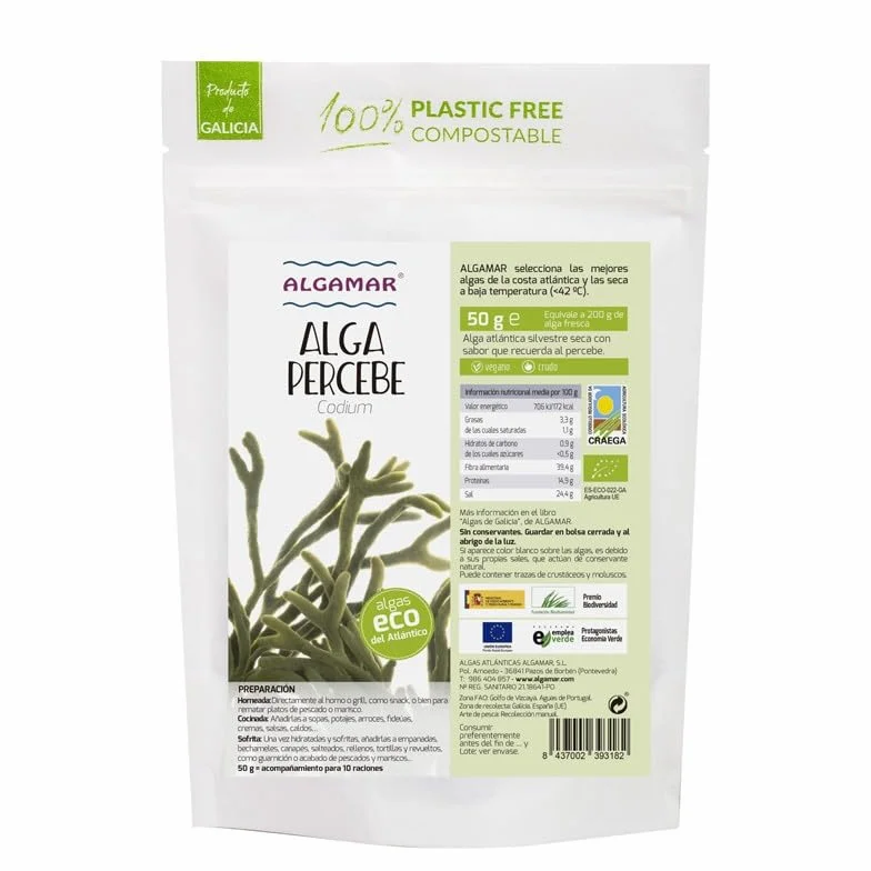 Alga Codium deshidratado BIO 50 Gr