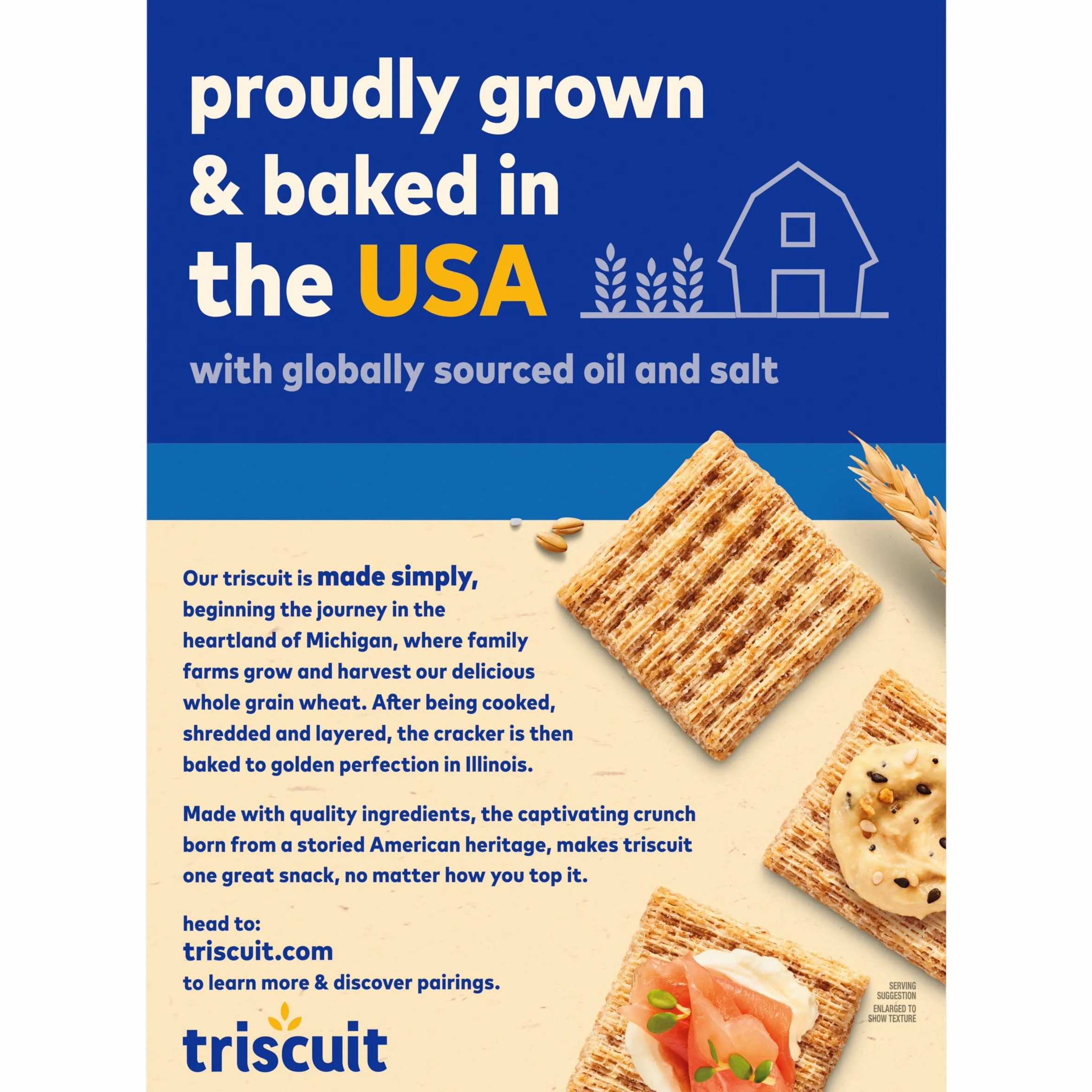 Original Whole Grain Wheat Crackers, Vegan, Family Size, 12.5 oz