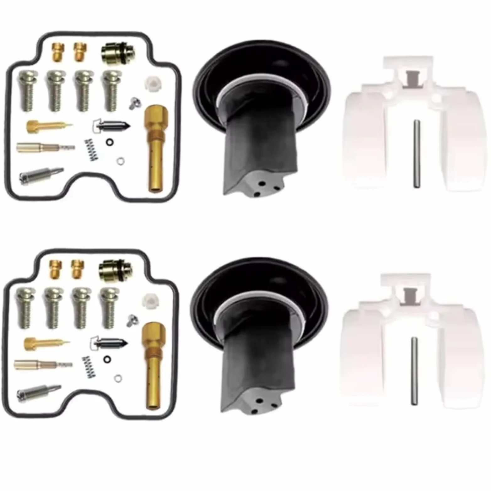 Kit Carburador Repuesto Compatible Con Suzuki Para GS500E 2001-2011 Carburador De Motocicleta Pistón Aguja Flotador Émbolo Diafragma Sello Conjunto(F)