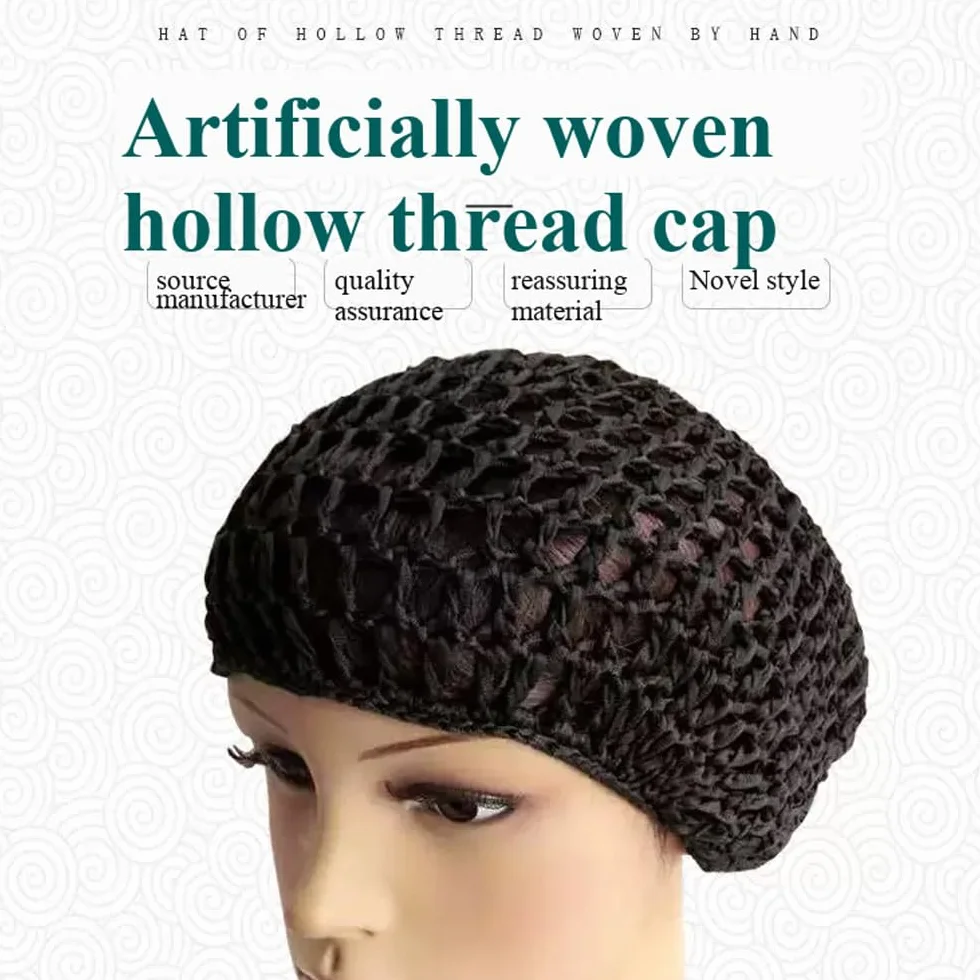 Gorro de malla de rayón para mujer transpirable para dormir ducha maquillaje redecilla gruesa