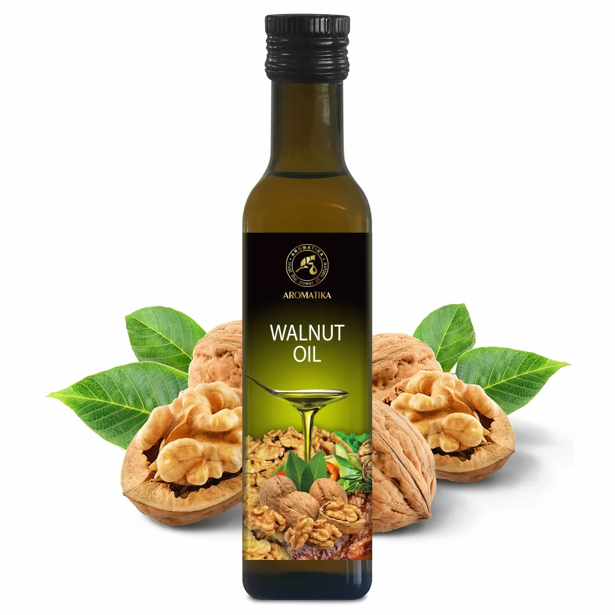 Aceite de Nuez 250ml Prensado en Frío 100% Puro Natural - Walnut Oil