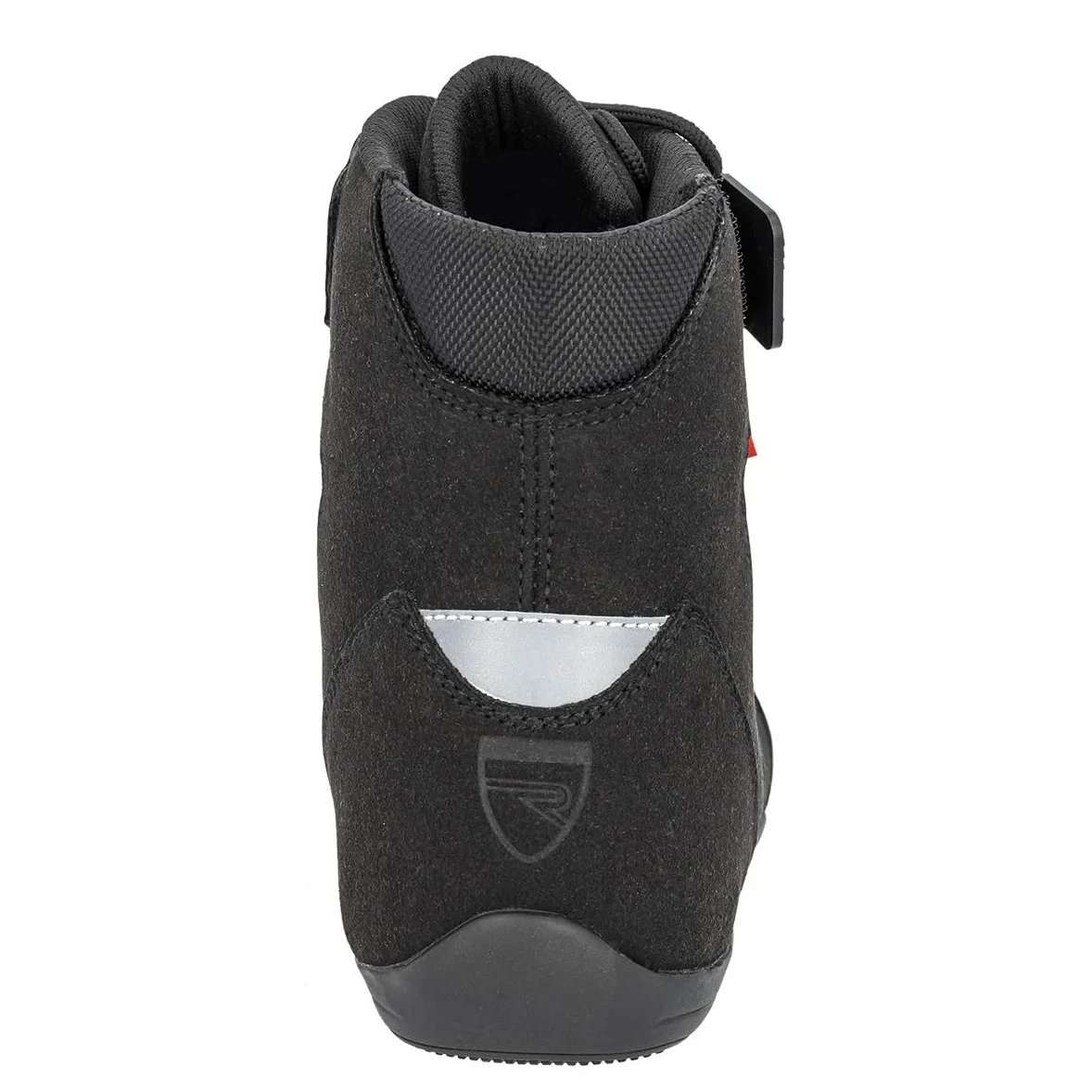 CURVE Botas moto Radium Negro, Micro amara, Protección cambio, tobillo y talón, Cierre autoadherente con cordones, Suela antideslizante, Adultos, Hombre, Mujer, CE