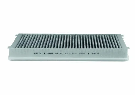 MAHLE ORIGINAL Filtro de habitáculo LAK 32/1 Filtro de carbón activado Altura: 34 Ancho: 165 Longitud: 322,0, 325,0