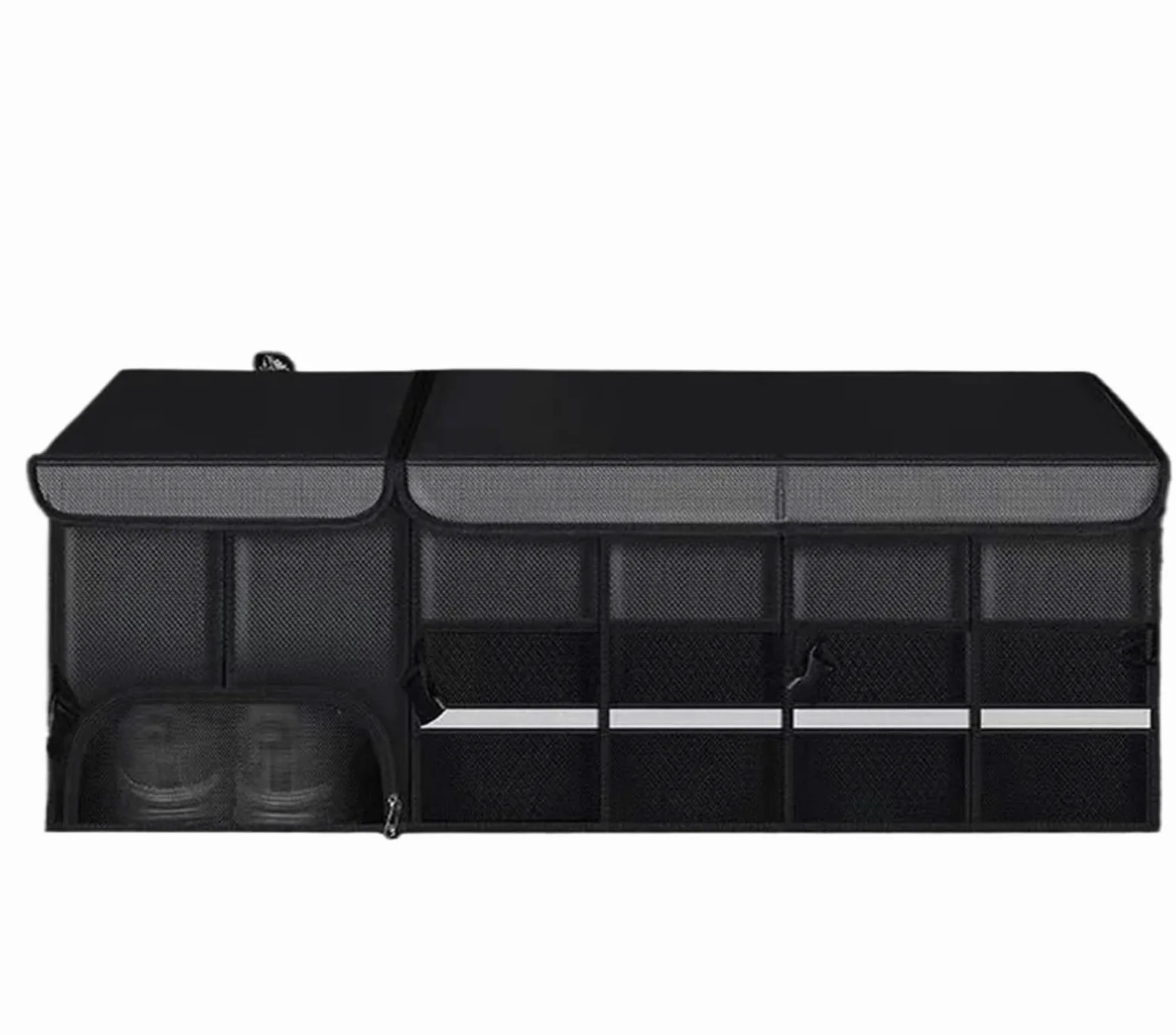 Organizador Maletero Coche Caja de almacenamiento plegable for maletero, organizador coche gran capacidad impermeable 36L/72L/110L for Camping/pesca(110L)