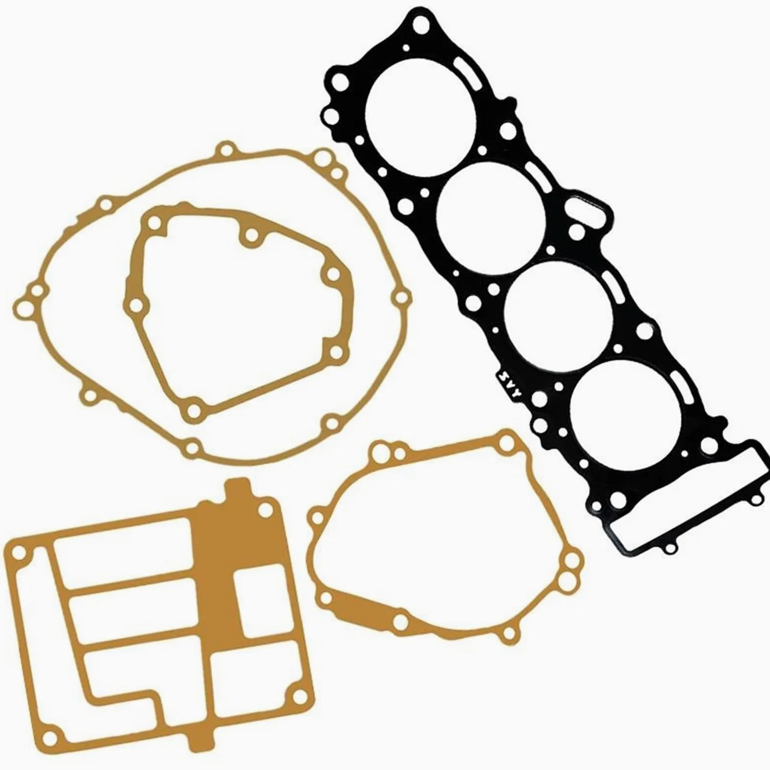 Kits De Juntas Para Culata, Generador, Bomba Aceite Y Tapas Embrague Motor Motocicleta Para Yamaha R1 YZF-R1 YZFR1 2004-2008(Los kits)