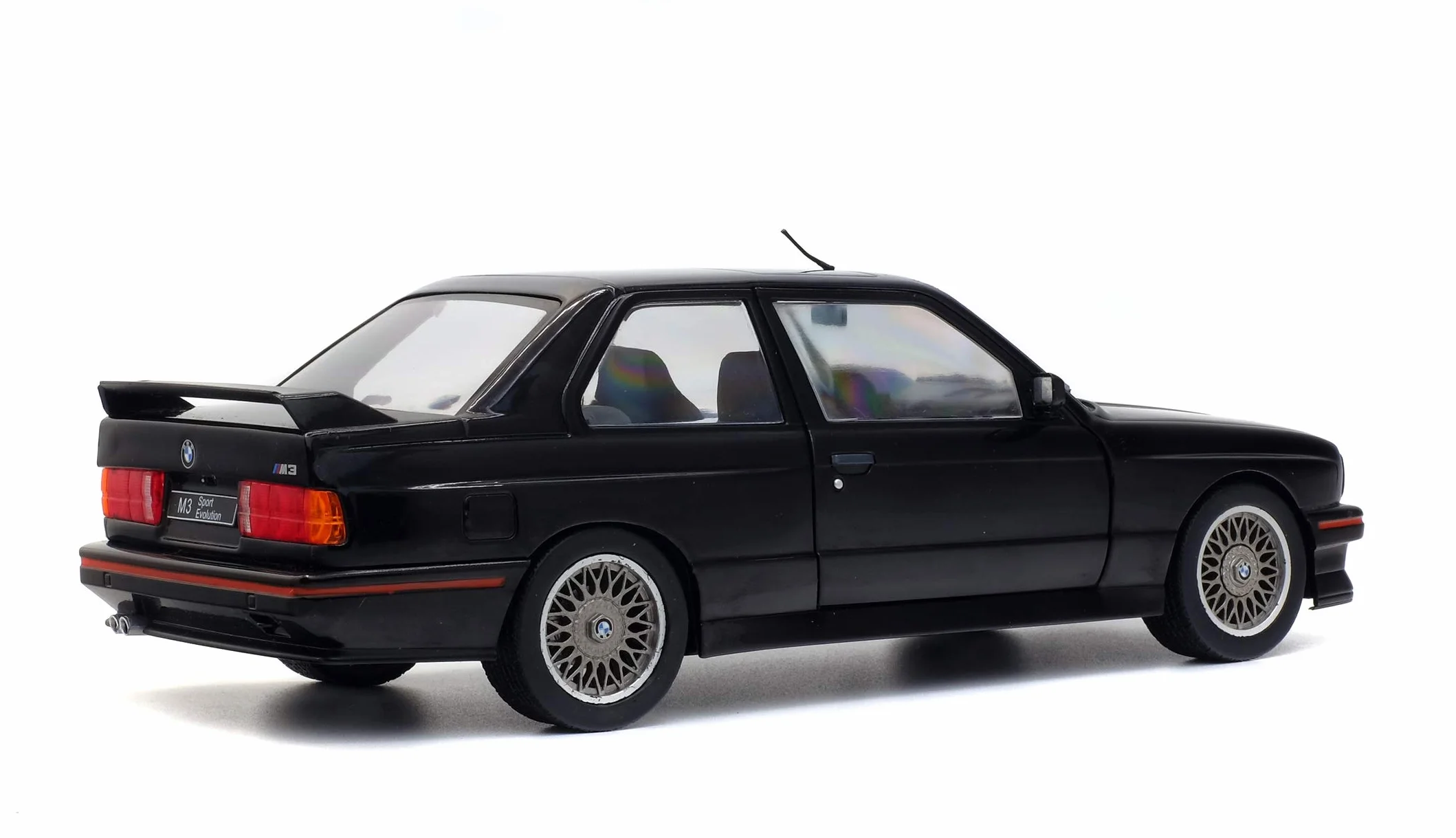 Solido- BMW – M3 E30 – 1990 Aucun Coche en Miniatura de colección, Color Negro, Talla única (S1801501)