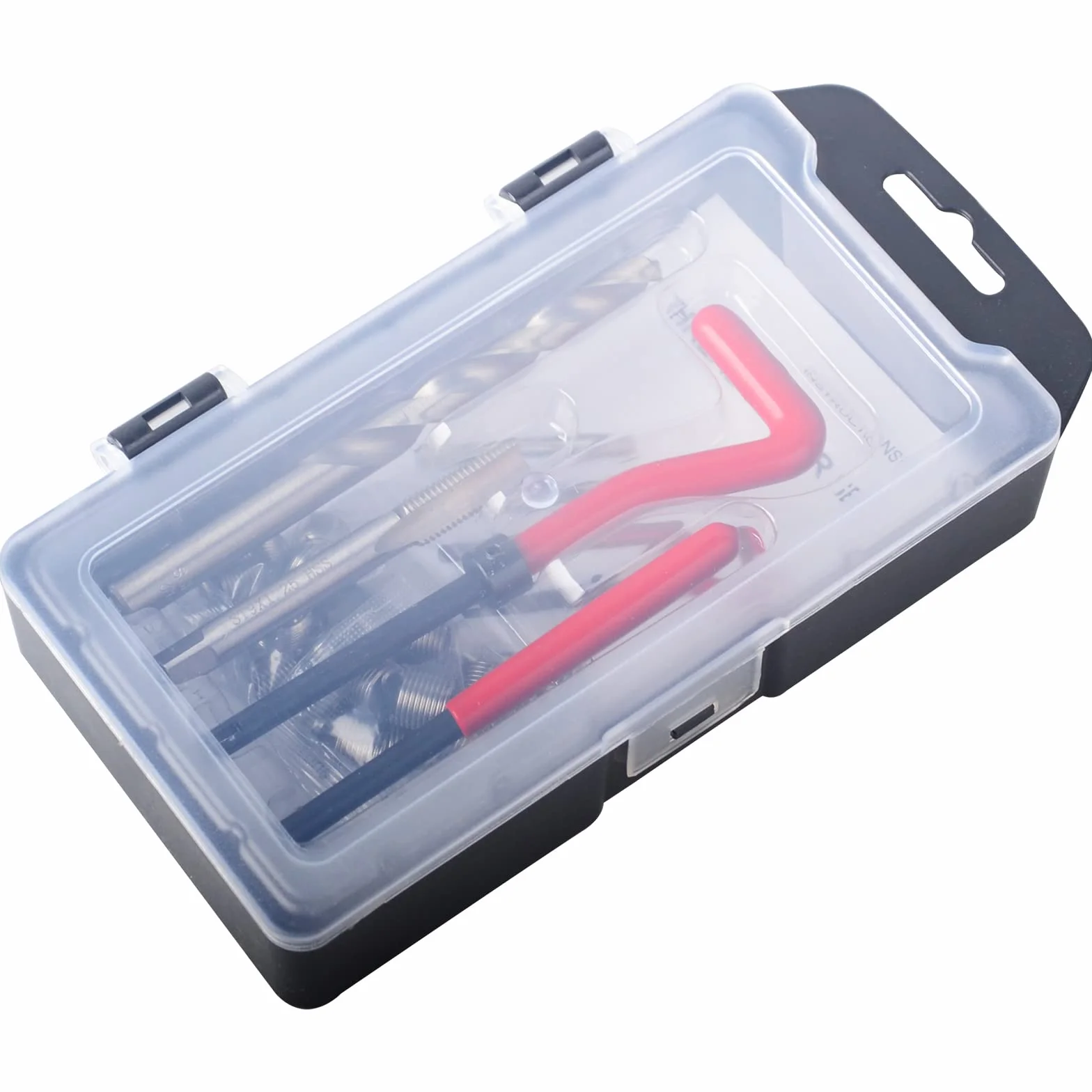 DAYUAN Kit de reparación de roscas M9 x 1,25 mm Helicoil Restauración herramientas de reparación de rosca, kit de inserción de alambre, juego de herramientas manuales compatibles para reparación de