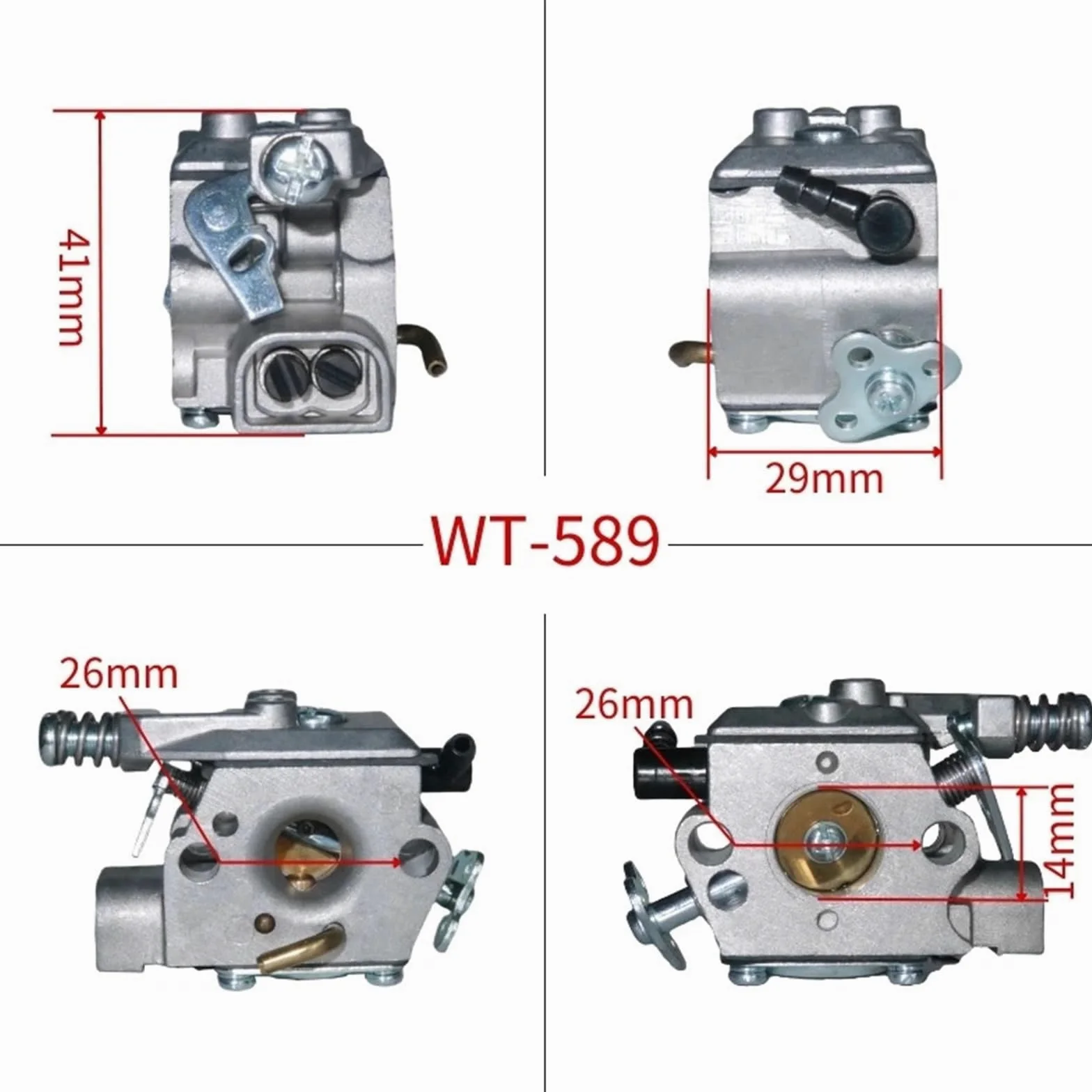 Carburador de motosierra WT-589 WT589 (1 unidad)