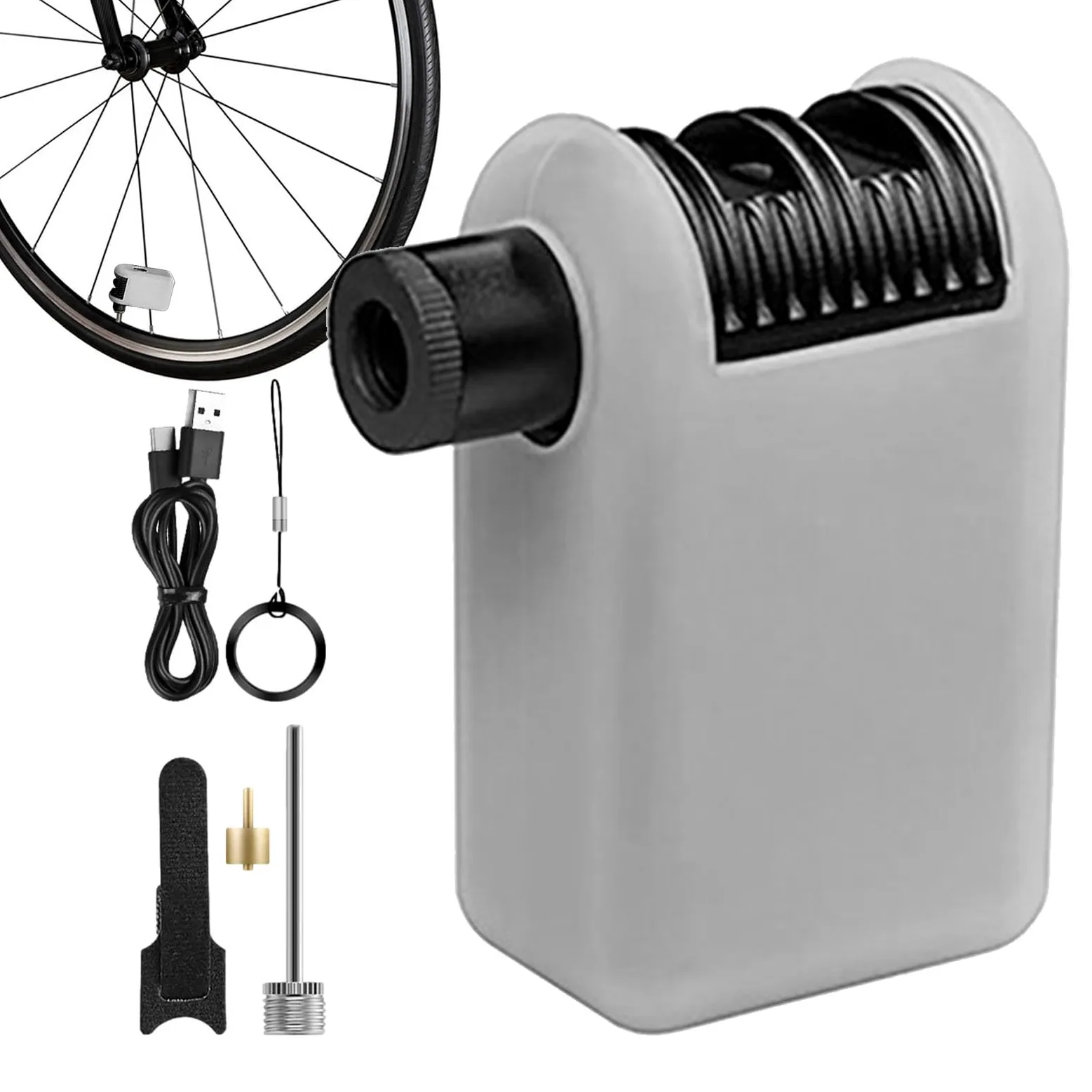Inflador para Neumáticos de Bicicleta Inflador De Ruedas De Tamaño | Bomba de Aire Compacta para Ruedas Para Pelotas Bicicletas Motocicletas Viajes Al Aire Libre Y Desplazamien