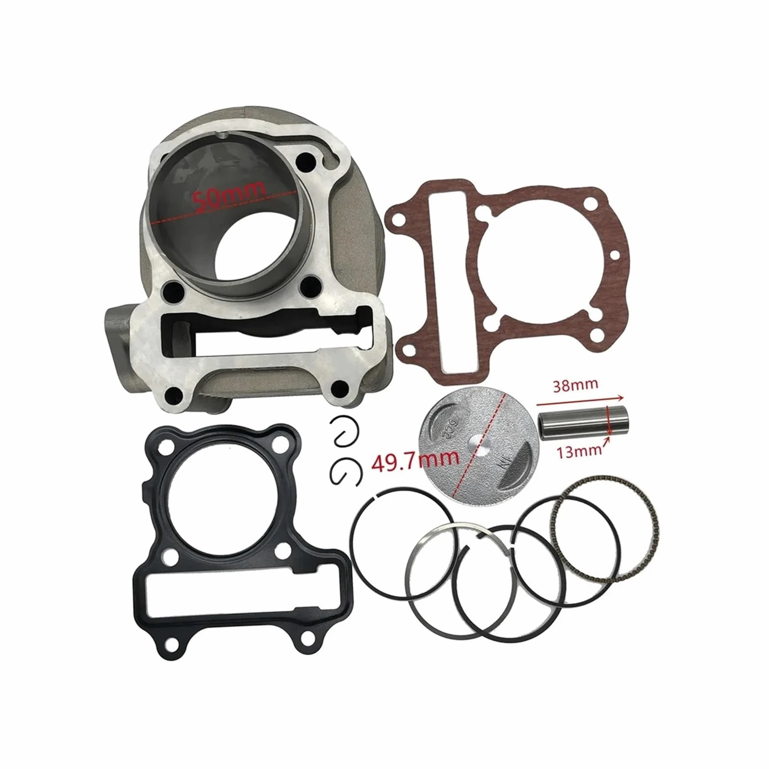 Pieza DE Recambio Kit de reconstrucción del Cilindro del pistón WH100