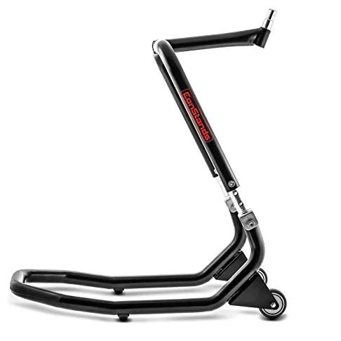 Caballete Moto Delantero a tija ConStands V5 Negro con Pin 21mm