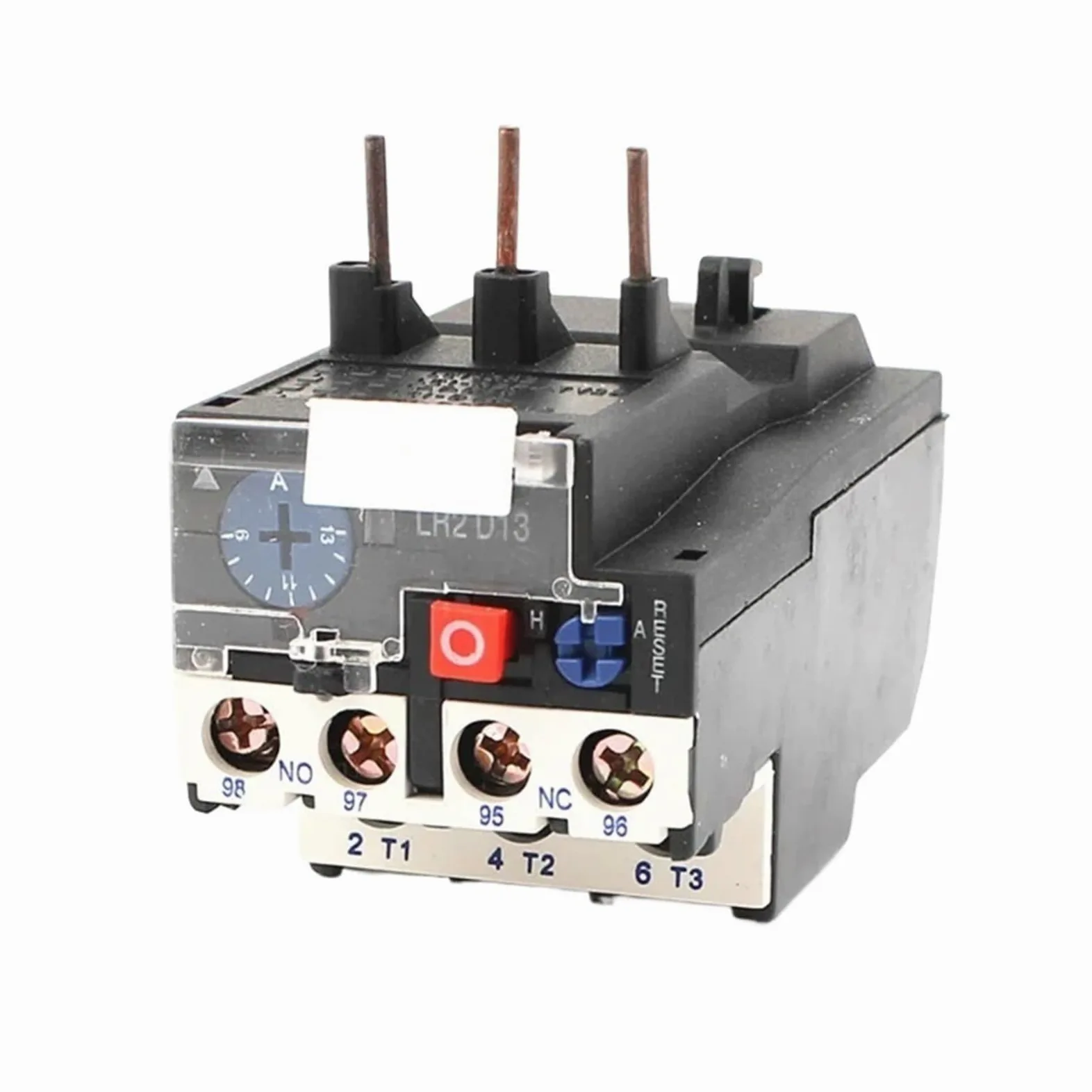 Relé de sobrecarga térmica JR28-25 1,6 A 2,5 A 4 A 6 A 8 A 10 A 13 A 18 A 25 A LR2D13 Relé térmico ajustable(12-18A)