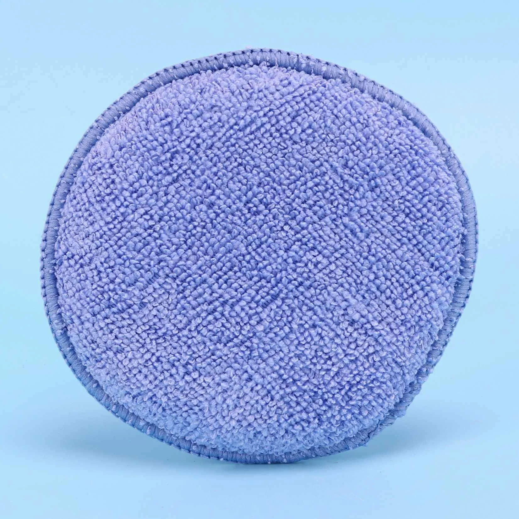 Aplicador de de microfibra, 120 unidades, esponja de espuma de para limpieza de coche, color azul