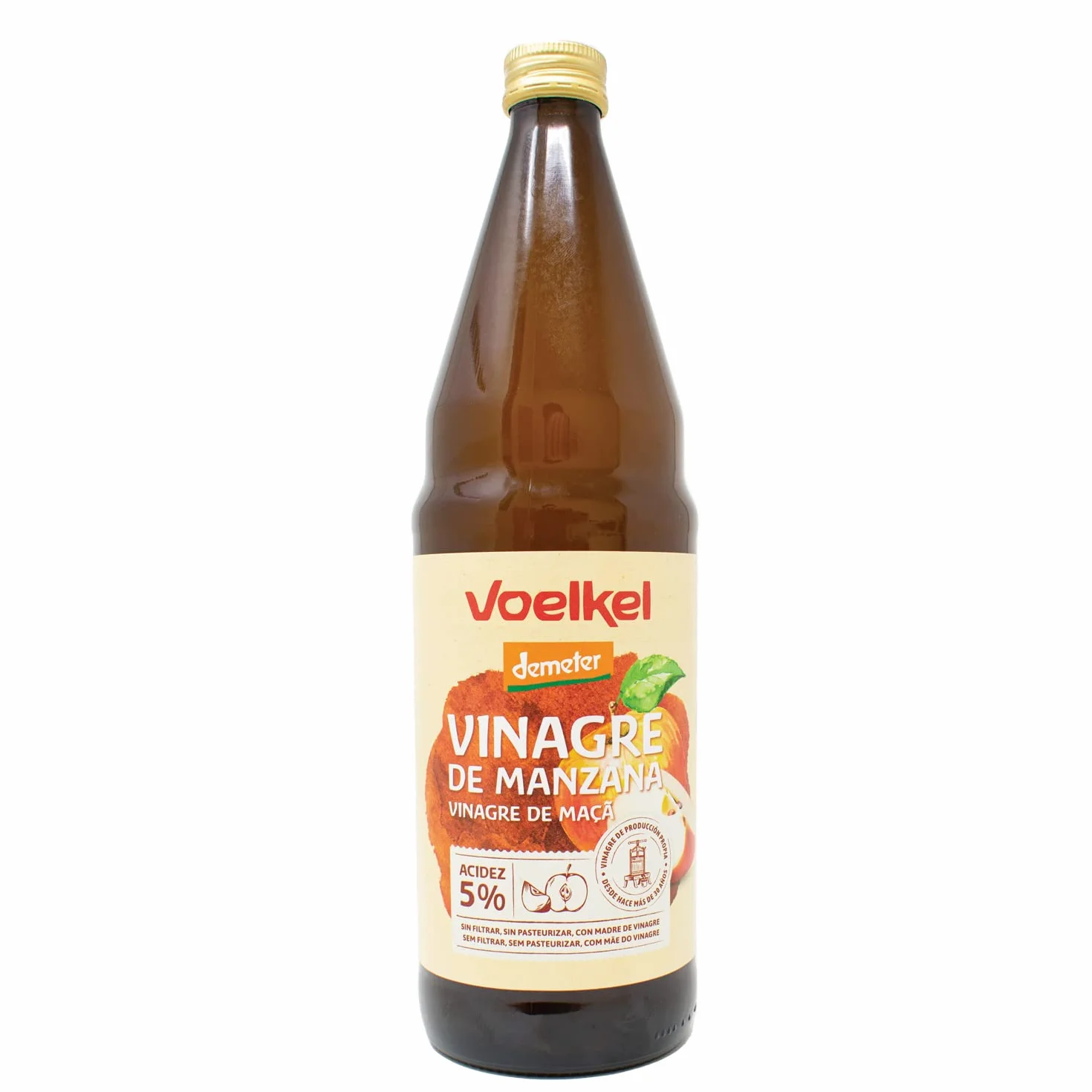 Voelkel Vinagre de Manzana sin Filtrar 750ml Bio