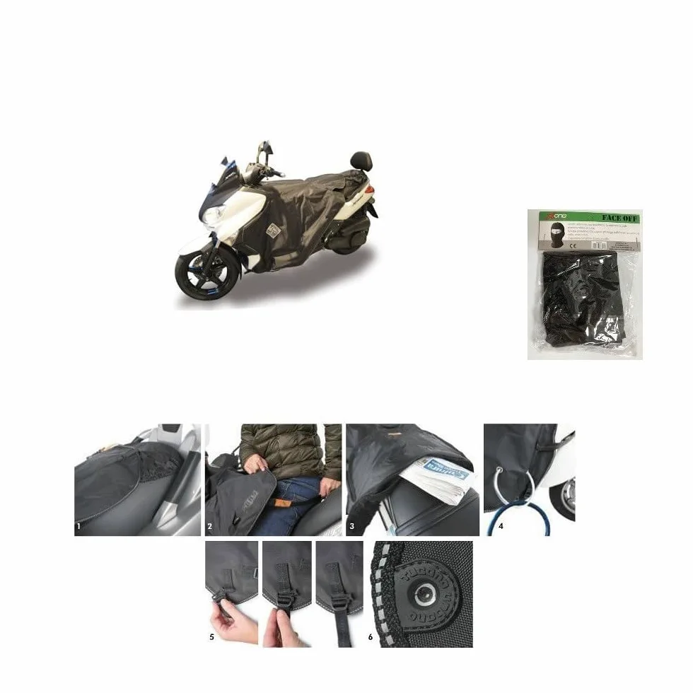 Compatible con Yamaha X-MAX 250 2011 11 Funda Pierna R080-X TERMOSCUD Tucano Urbano+Regalo ESPECÍFICO para Scooter