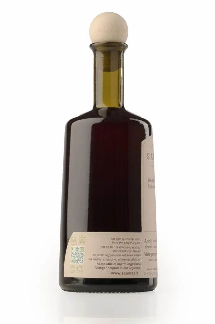 Vinagre de granada orgánico natural con acetificación espontánea lenta