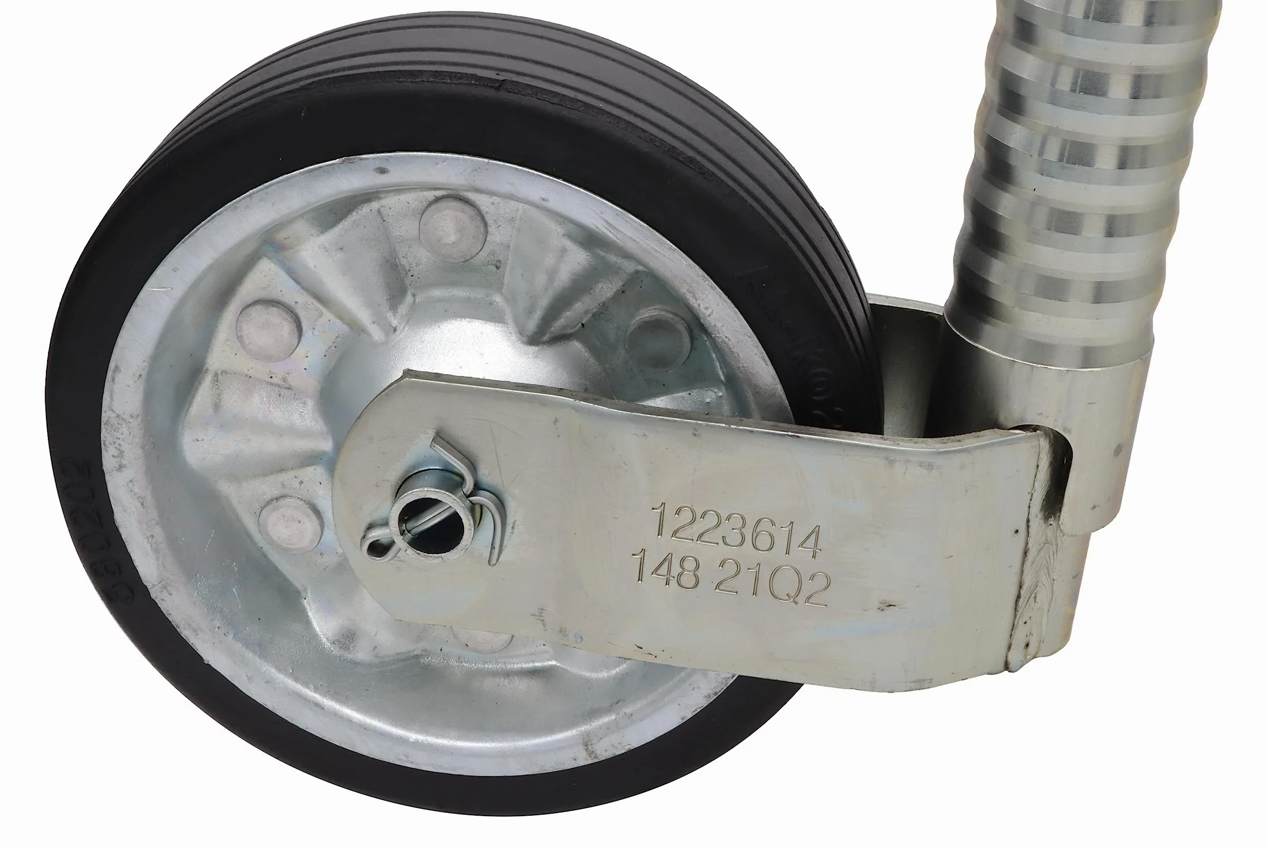 Alko 1223614 - Rueda de apoyo para remolque (48 cm de diámetro, 300 kg)
