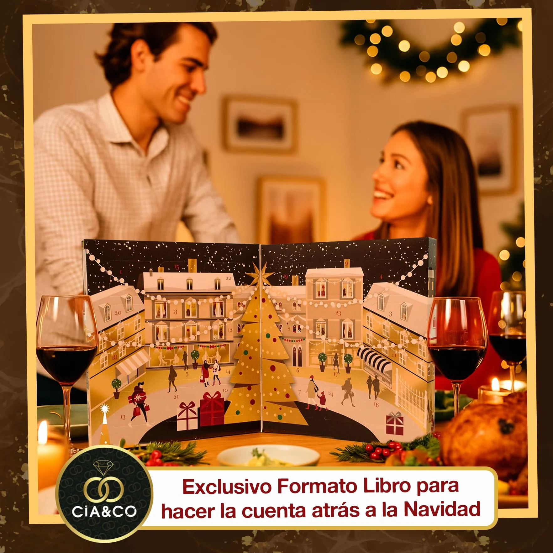 FERRERO COLLECTION Calendario de Adviento 2025 24 Bombones Gourmet 271 g Edición Premium Navideña