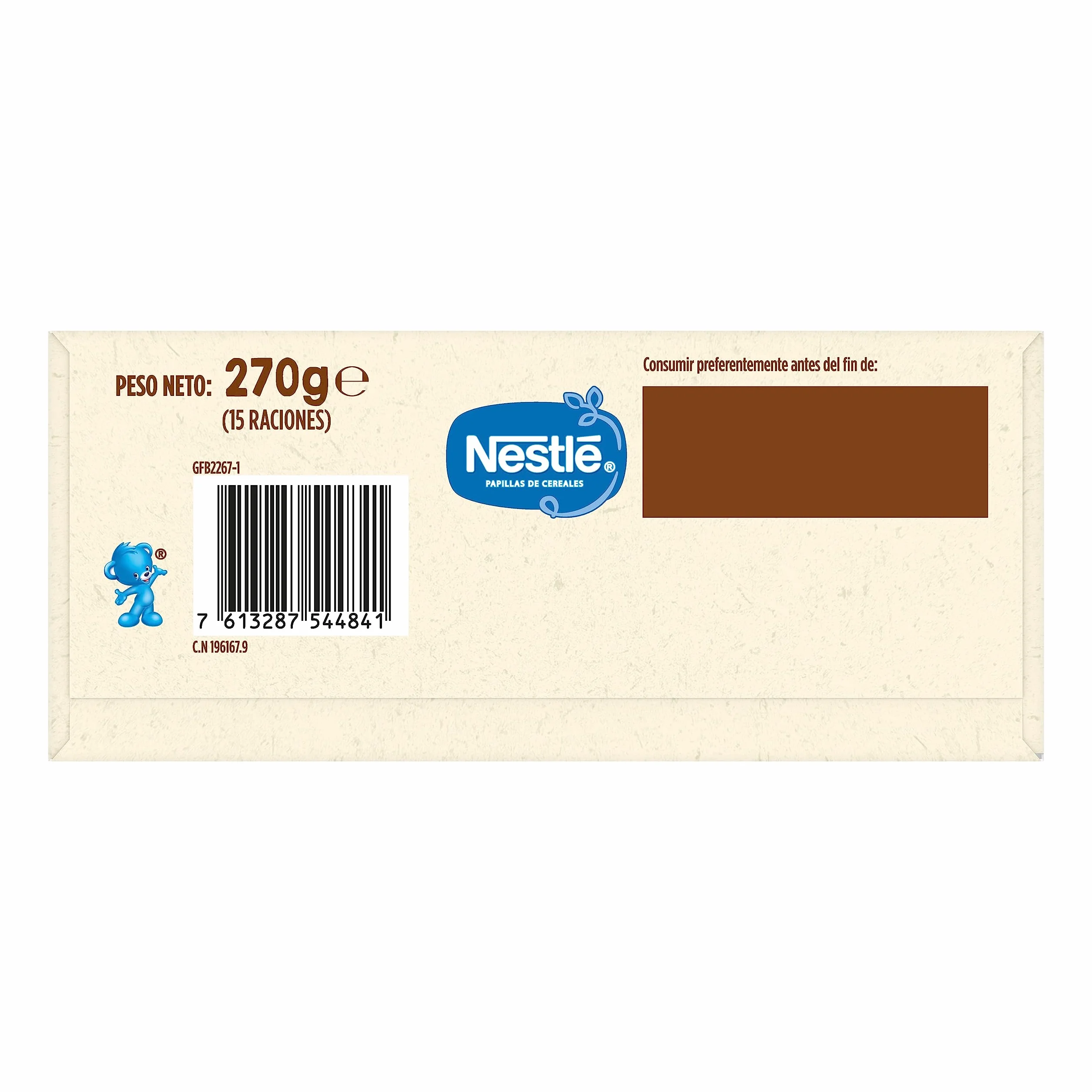 Nestlé Papilla de Cereales Multicereales con Frutas 6 meses 6 x 270 g