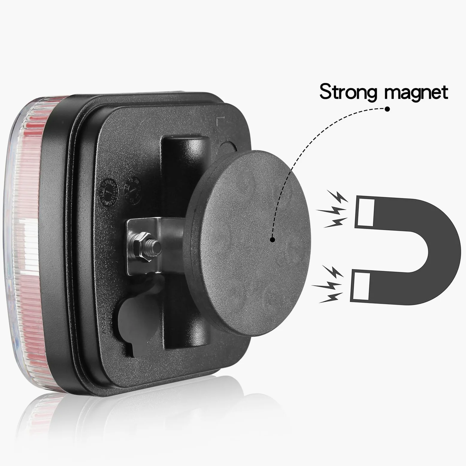 D-TECH Juego de Luces LED Inalámbricas Magnéticas para Remolque - Pilotos Traseros Homologados, Bluetooth, LED