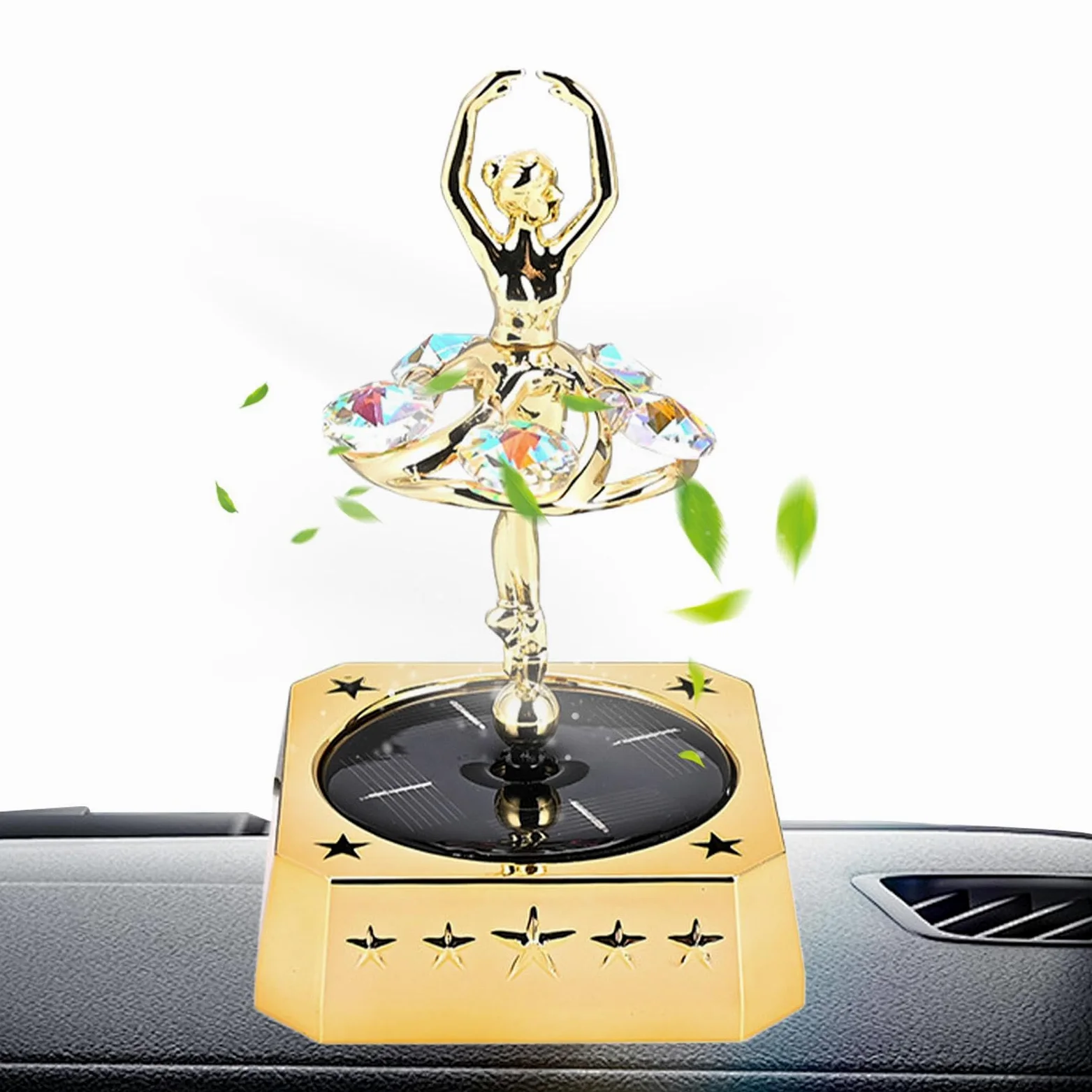 Ambientador de aire del automóvil solar, ambientadores automotrices de aire | Difusor de , terapia de de larga duración para camiones, SUV y otros vehículos