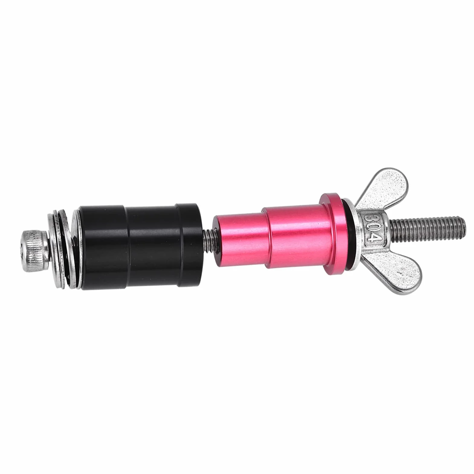 Herramienta de Casquillo de Choque Trasero, Instalar la Herramienta Retirar para Amortiguadores Traseros Fox Rockshox X Fusion, con 3 Adaptadores para 12.7 Mm de Casquillos DU