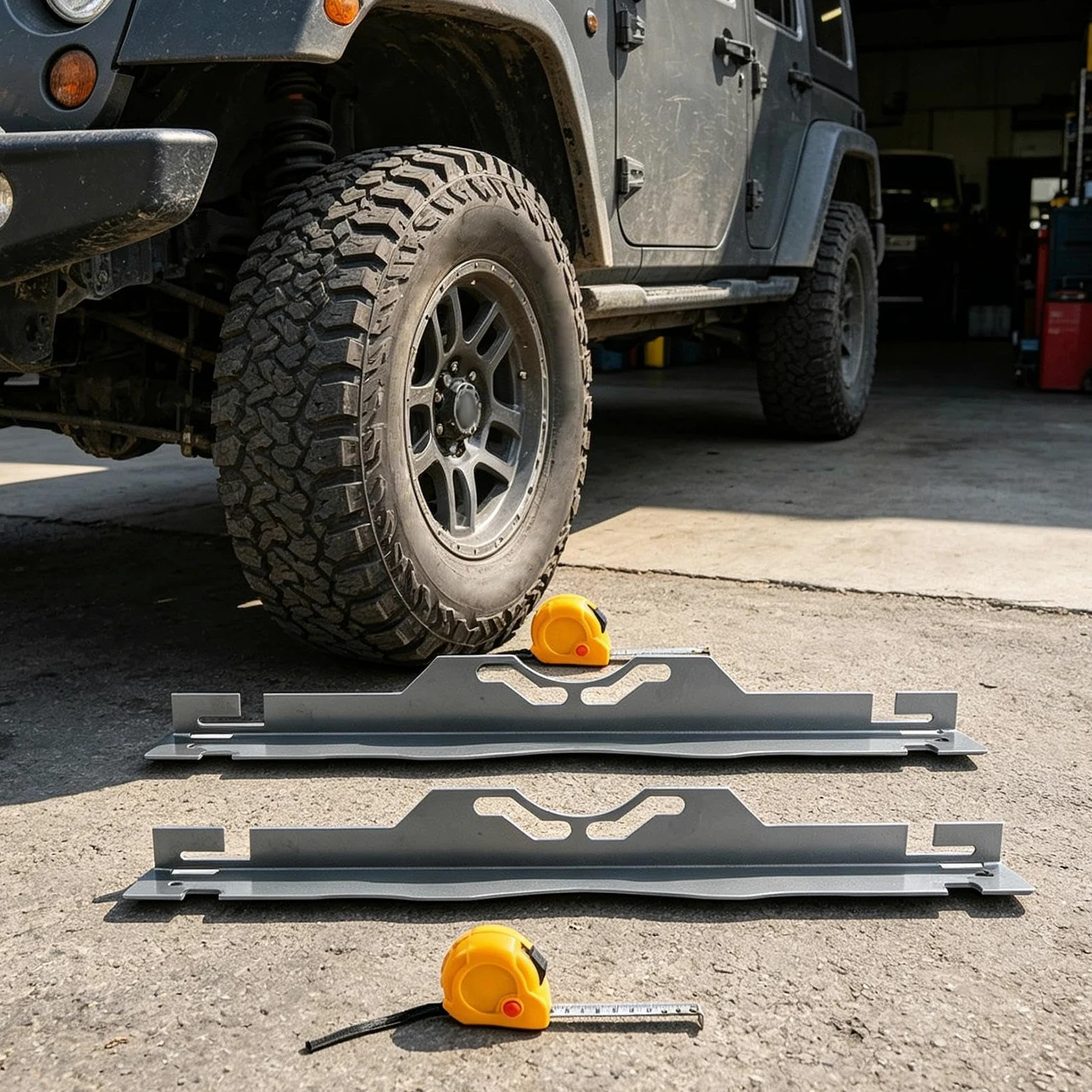 Genérico Alineación para Ruedas Placas Posicionamiento Delantero Precisas | Herramienta Alineadora Del Eje Delantero Estabilidad De Conducción Equilibrada Para SUV Autocaravana Tractor Vehículo