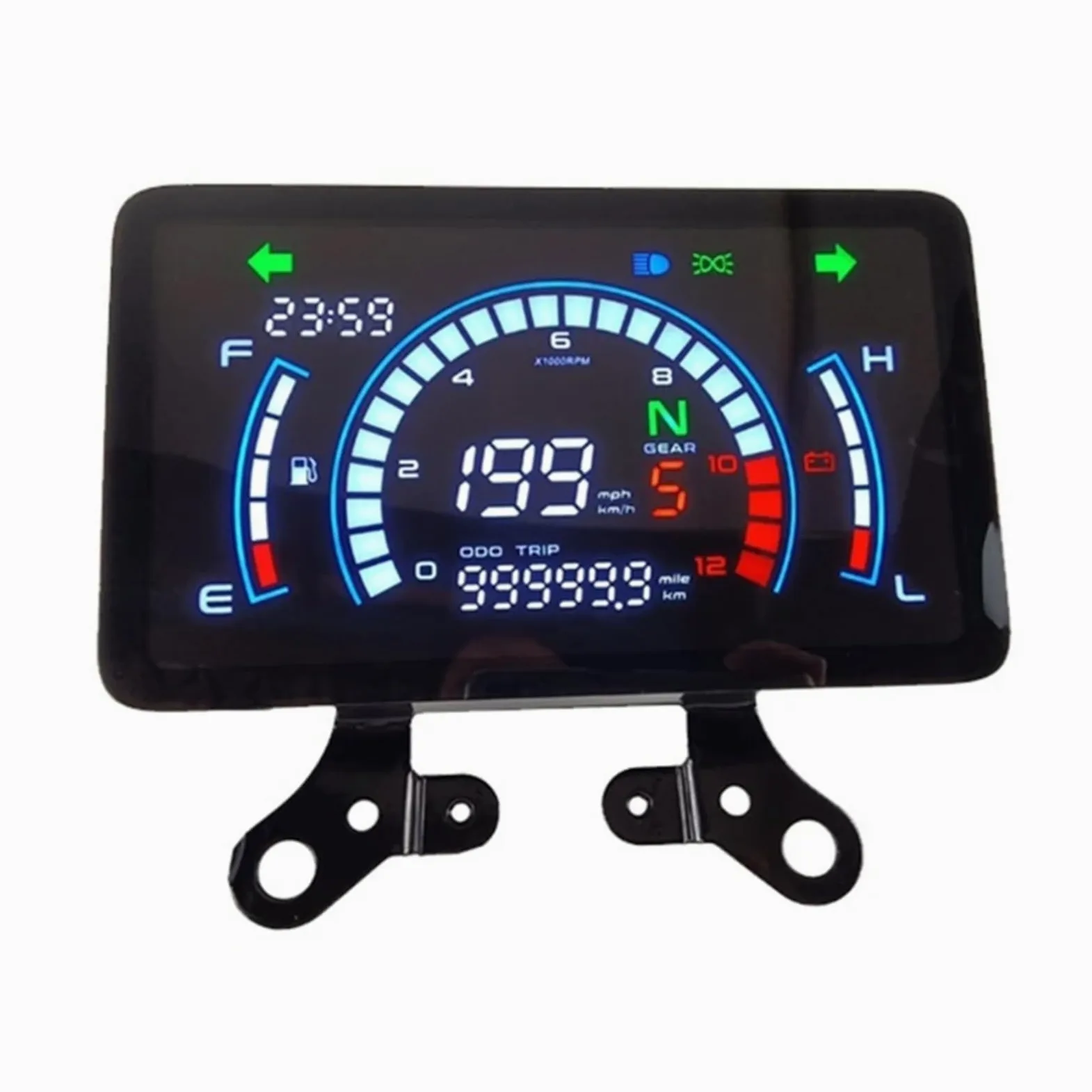 Panel De Instrumentos Digital De Fácil Instalación con Pantalla Clara Y Lecturas Precisas De Velocidad Y Distancia para Motocicletas para 150 LX0E medidor