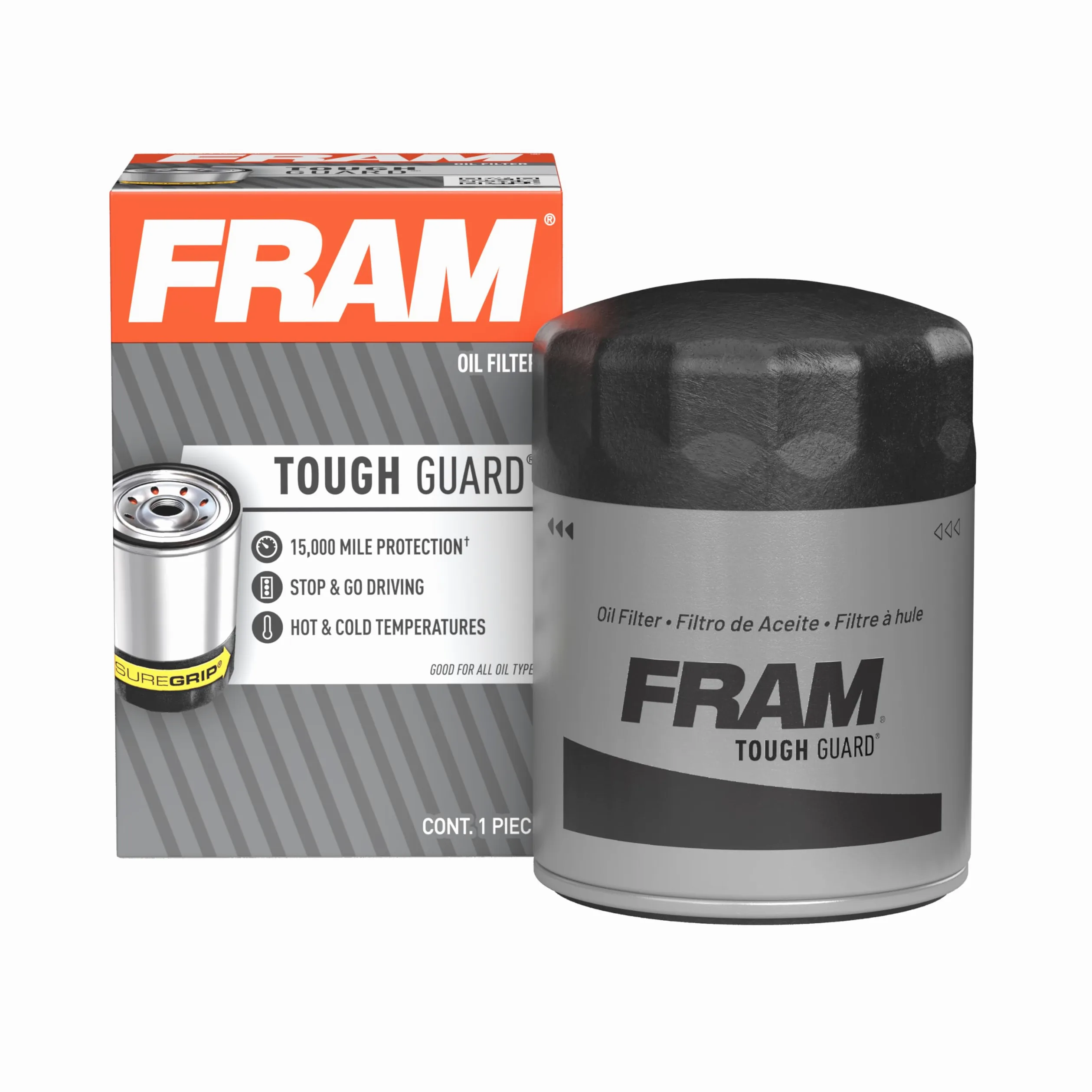 Fram tg3786 rígida Protector cubierta, Filtros Aceite Coche con filtro de aceite