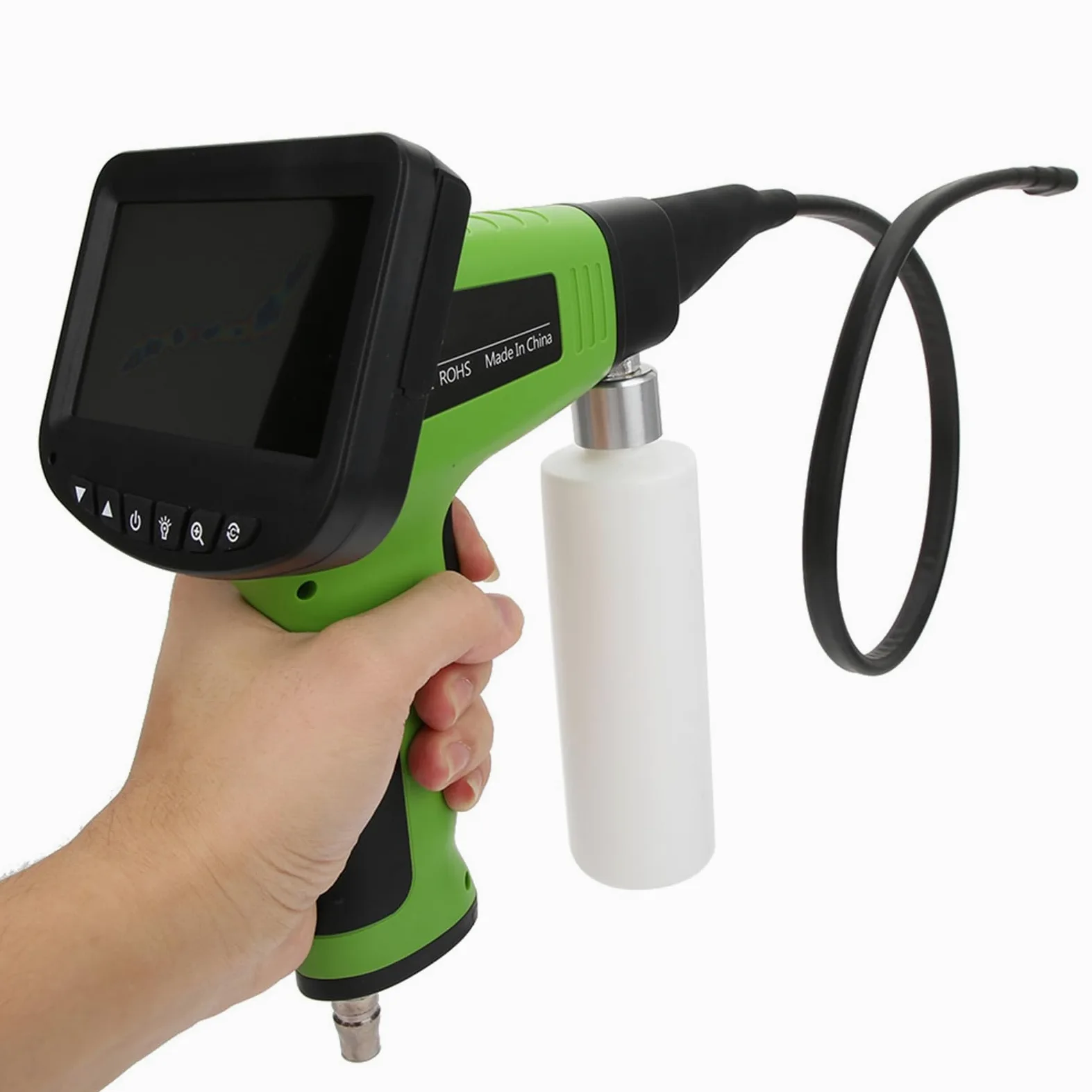TOPINCN Pistola de Limpieza de Aire Acondicionado de Coche con Pantalla LCD con Pantalla 4K HD para Uso Automotriz y Doméstico en Material ABS