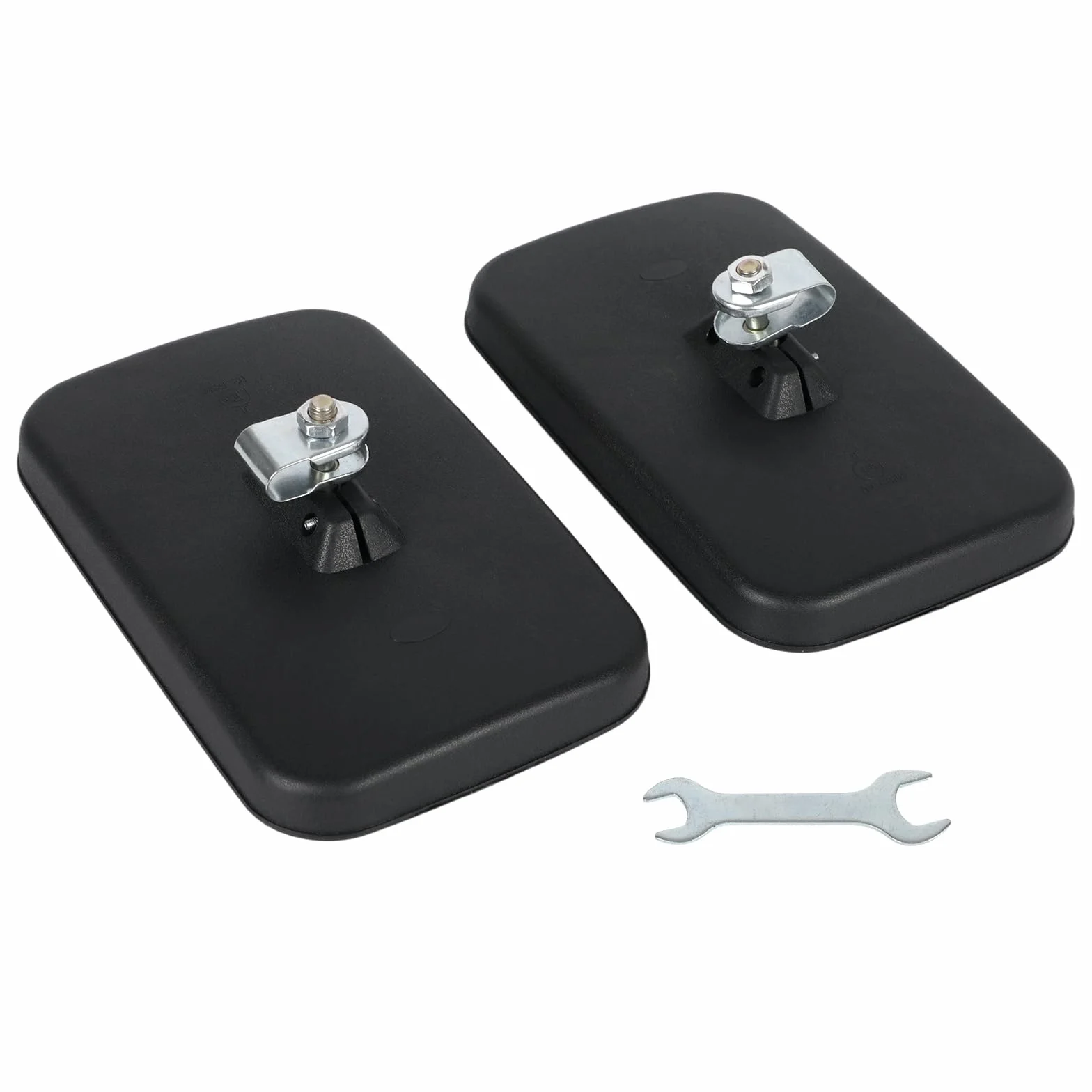 Espejos universales para tractor 25,5x16,3 cm PVC retrovisores camión autobús con carcasa soporte