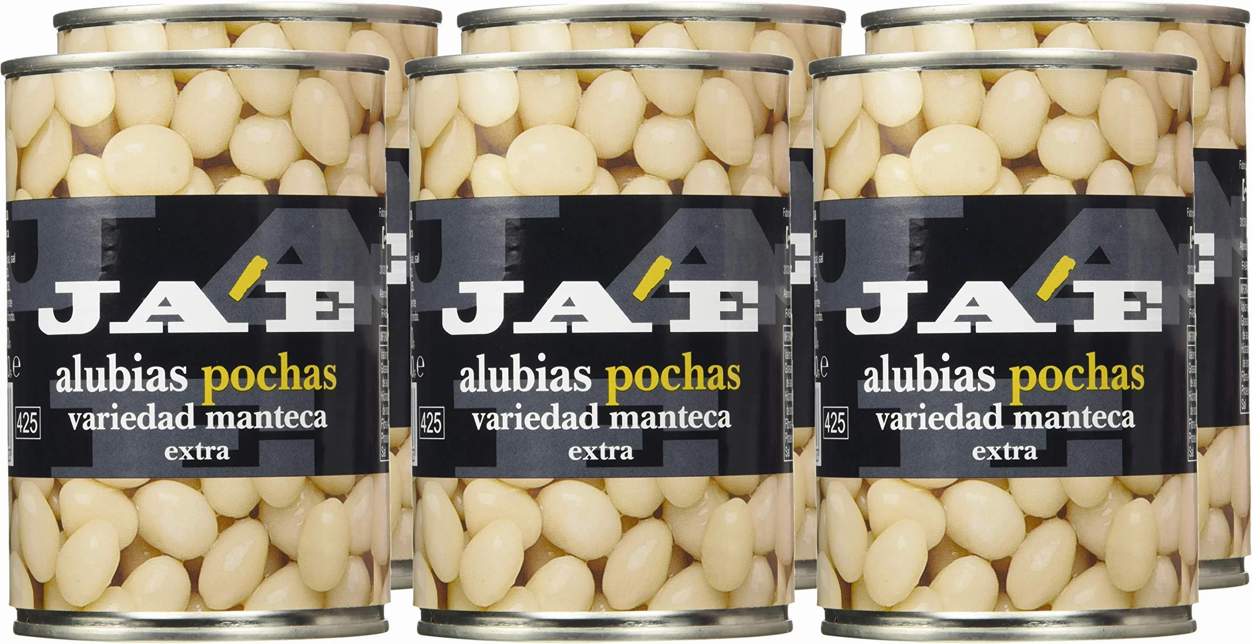 Alubia Blanca Pocha Legumbre Cocida Paquete 6 x 250 gr