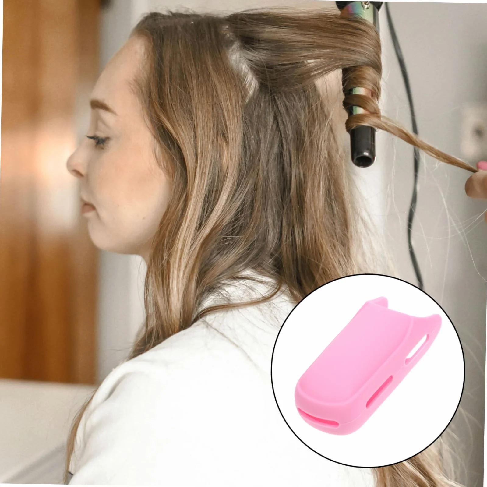 Funda de Silicona Resistente al Calor para Plancha y Rizador de Pelo Protectora